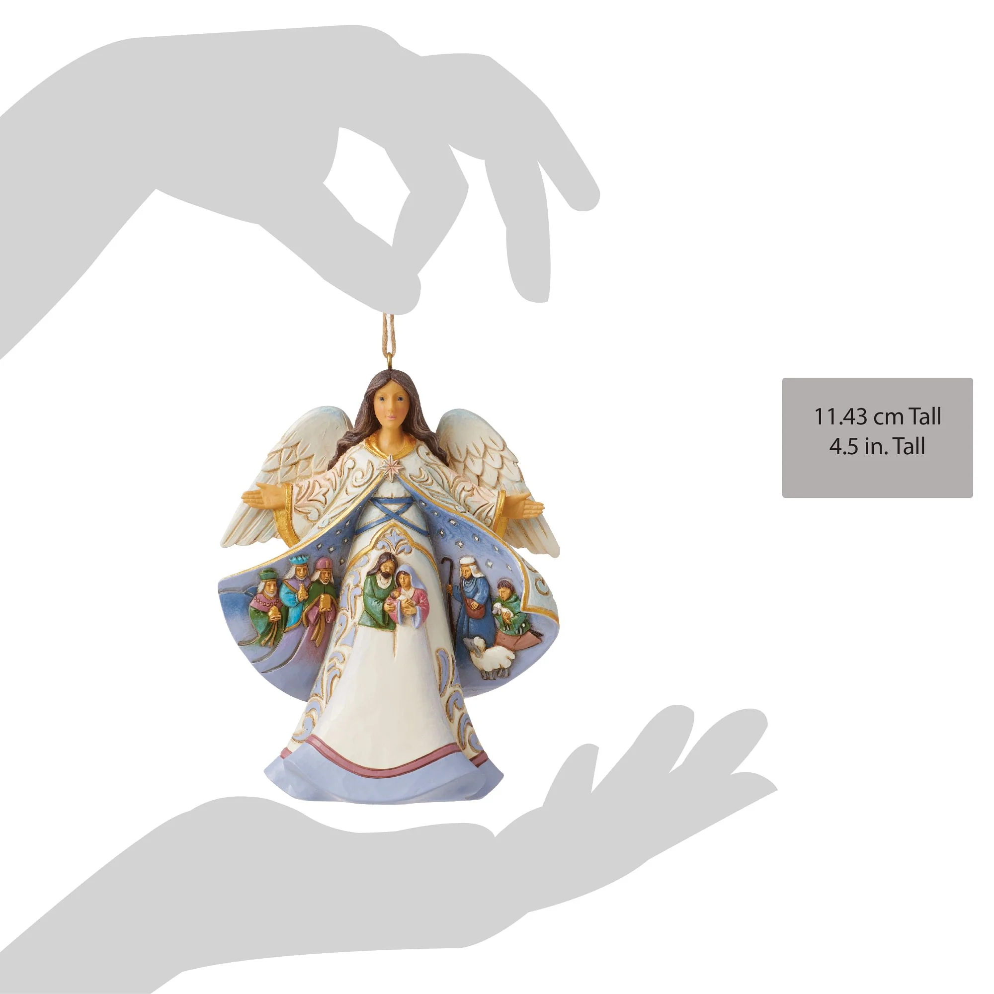 Angel Nativity Scene Coat Orn - Image 5