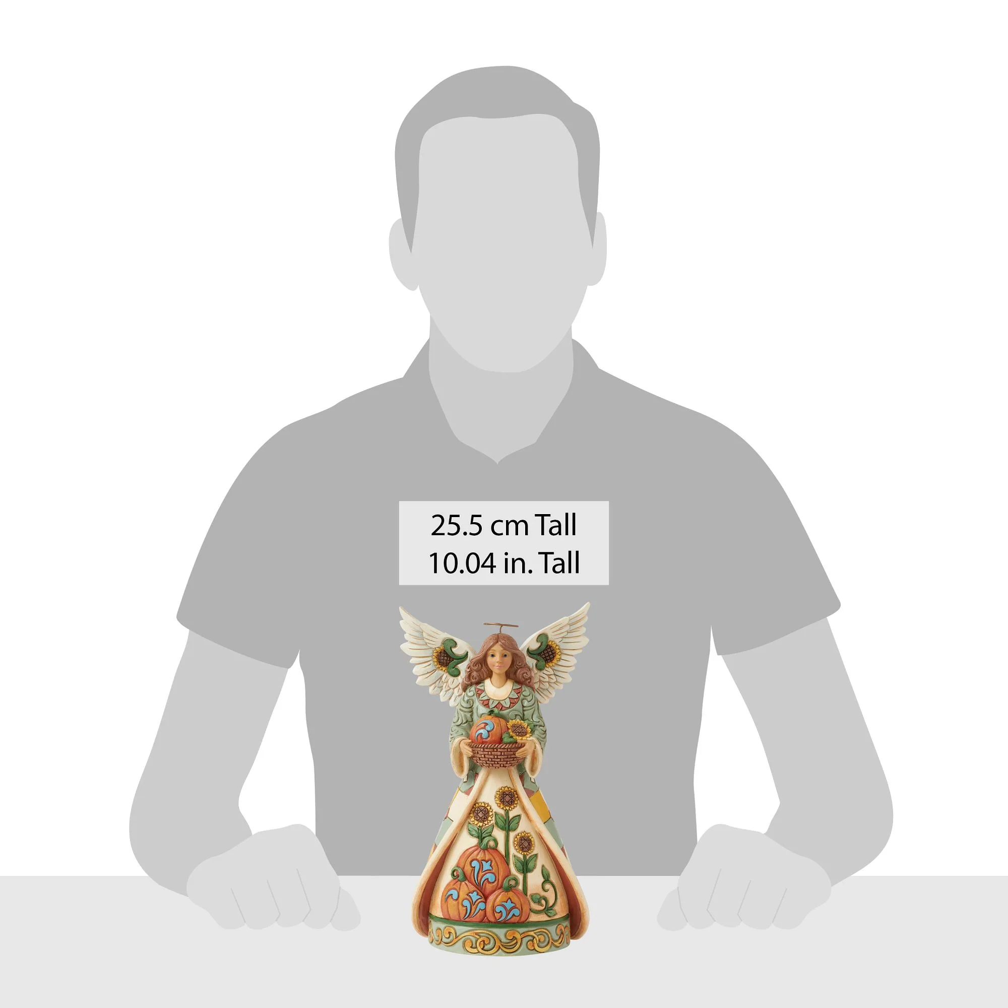 Angel with Sunflower Figurine - Image 4