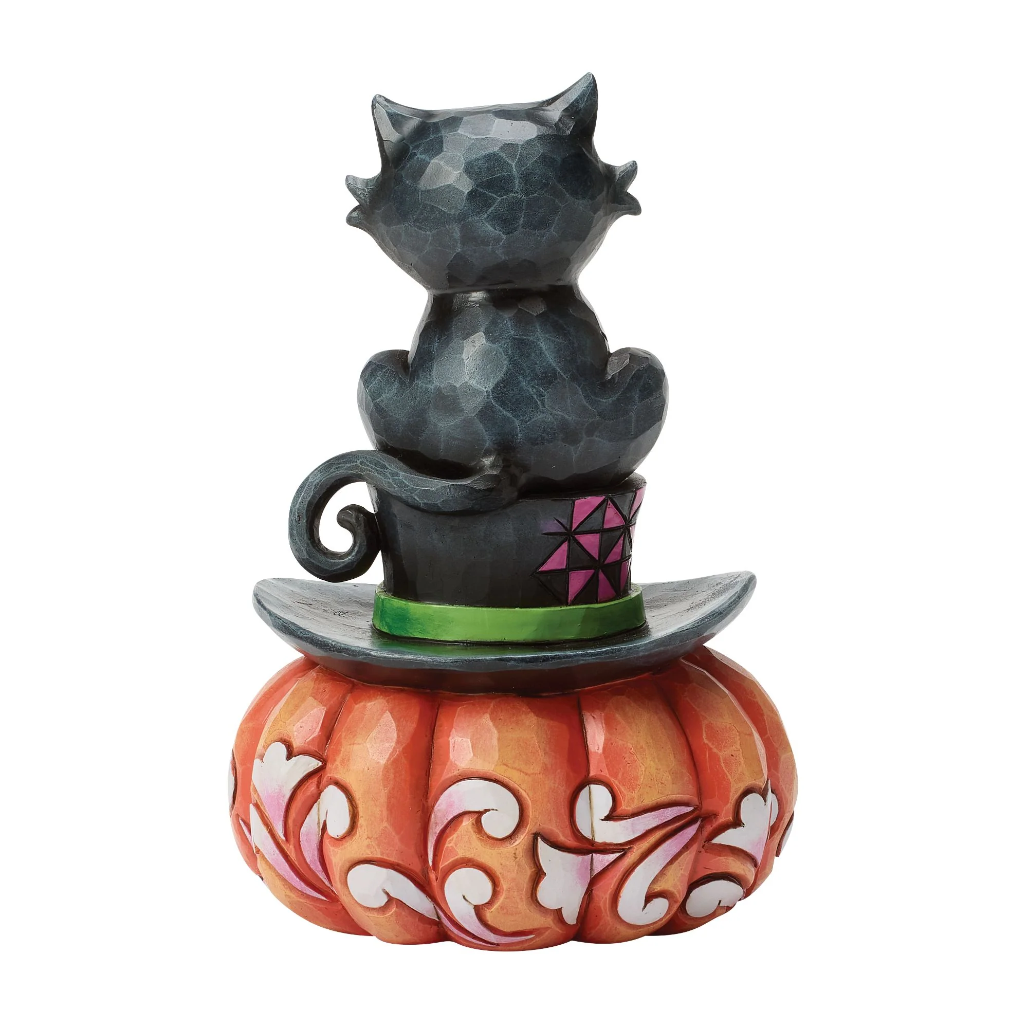 Black Cat on Top Hat Figurine - Image 3