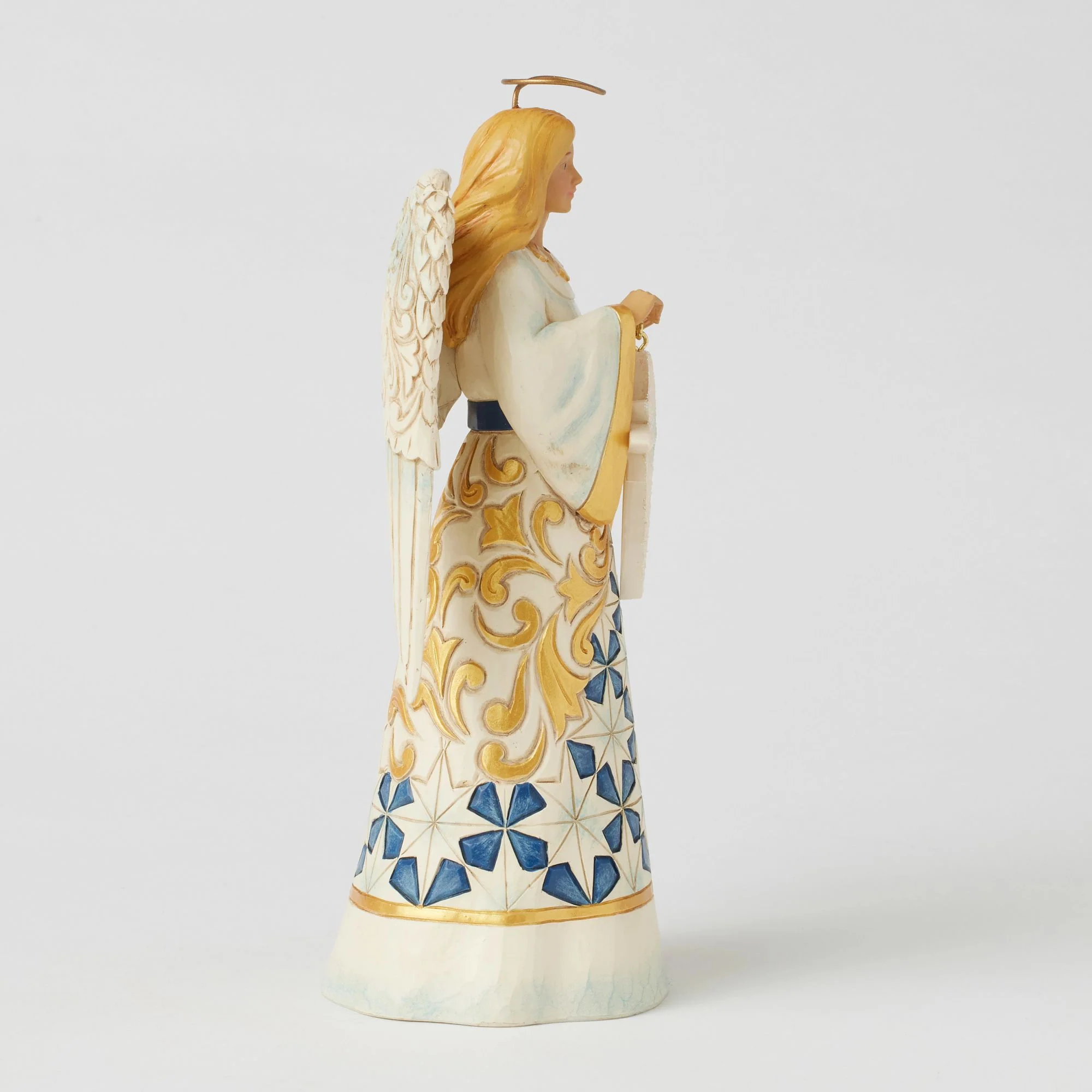 Blue & Gold Angel Figurine - Image 5