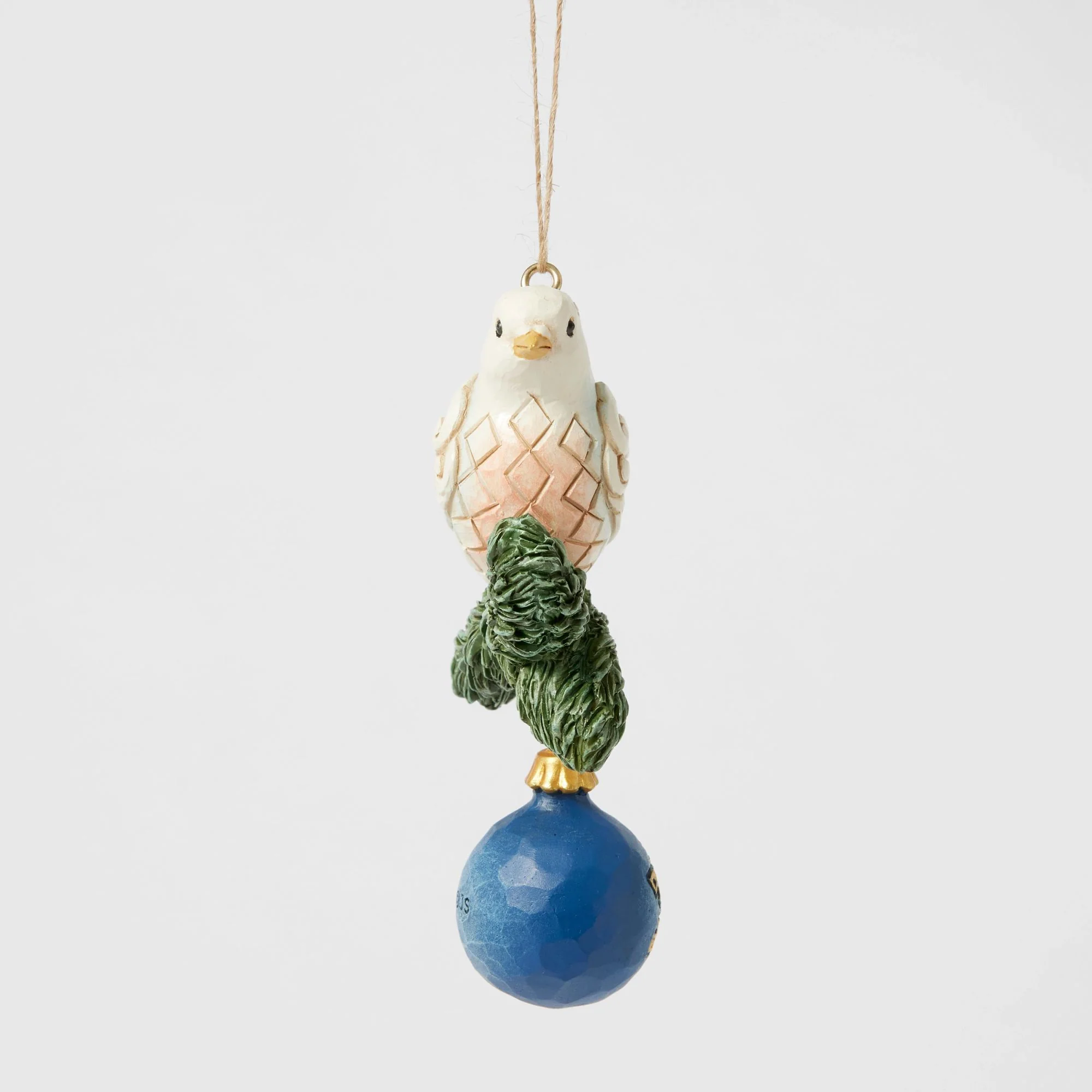Blue & Gold Dove Ornament - Image 5