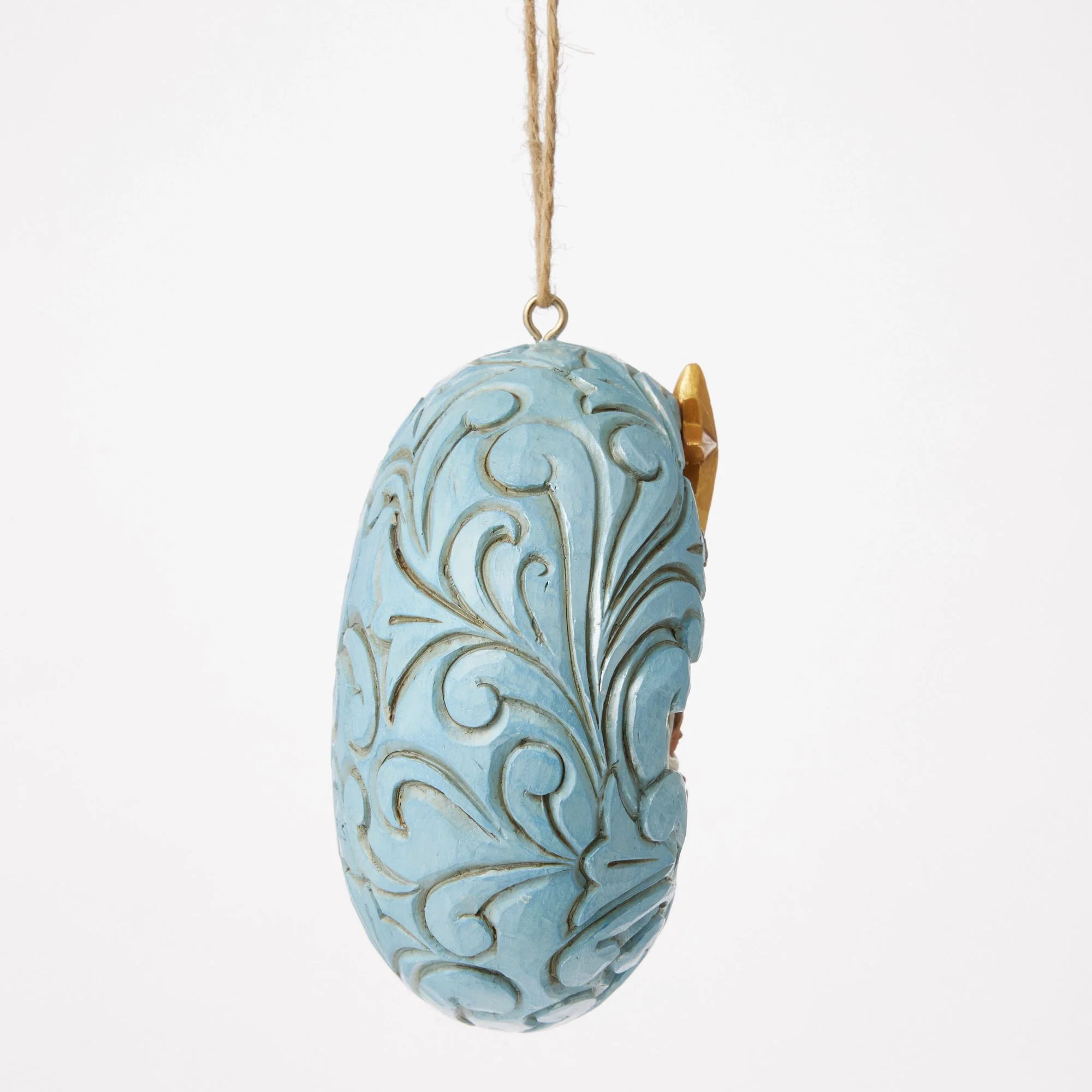 Blue & Gold Holy Family Orn - Image 5