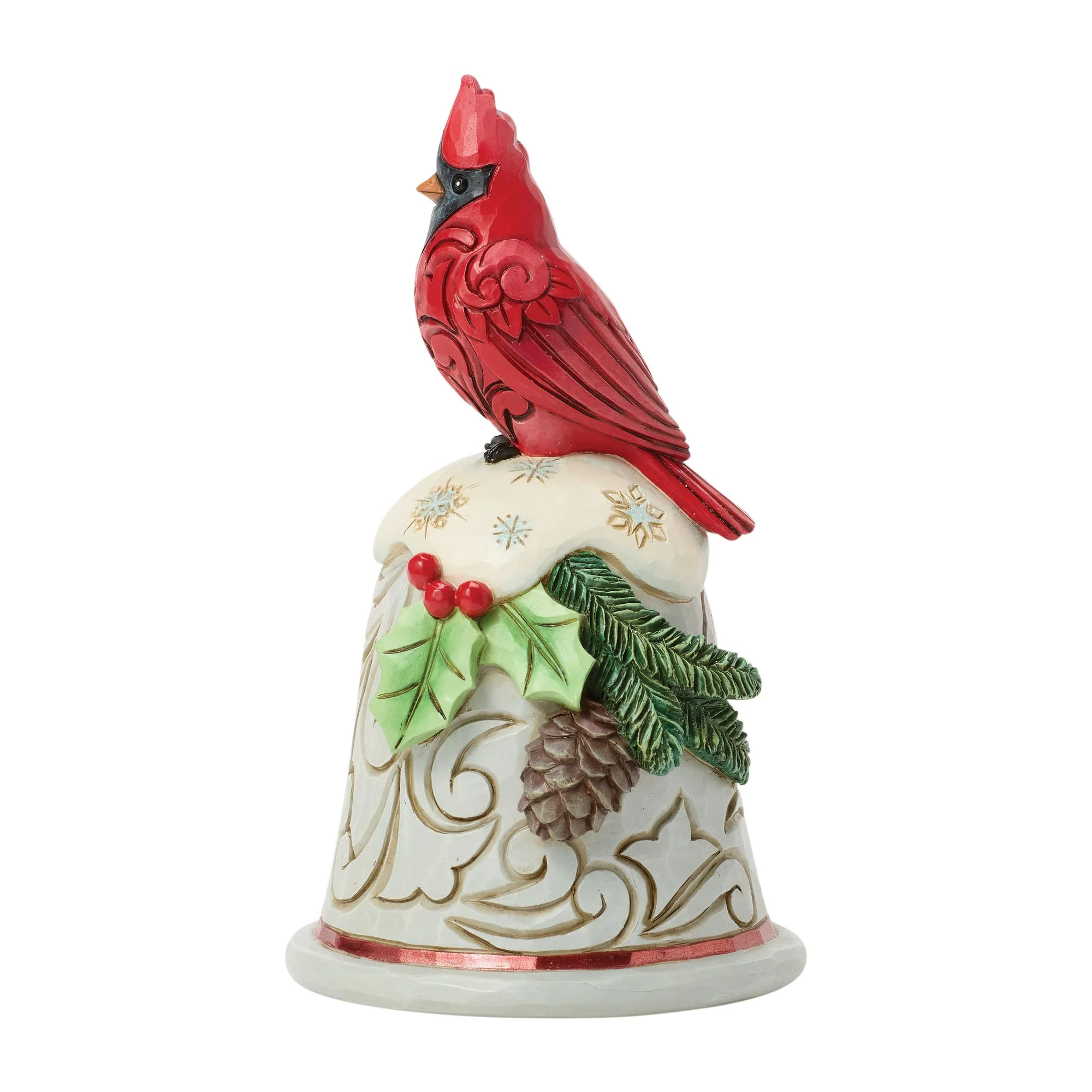 Cardinal Perched on Bell Pint - Image 2