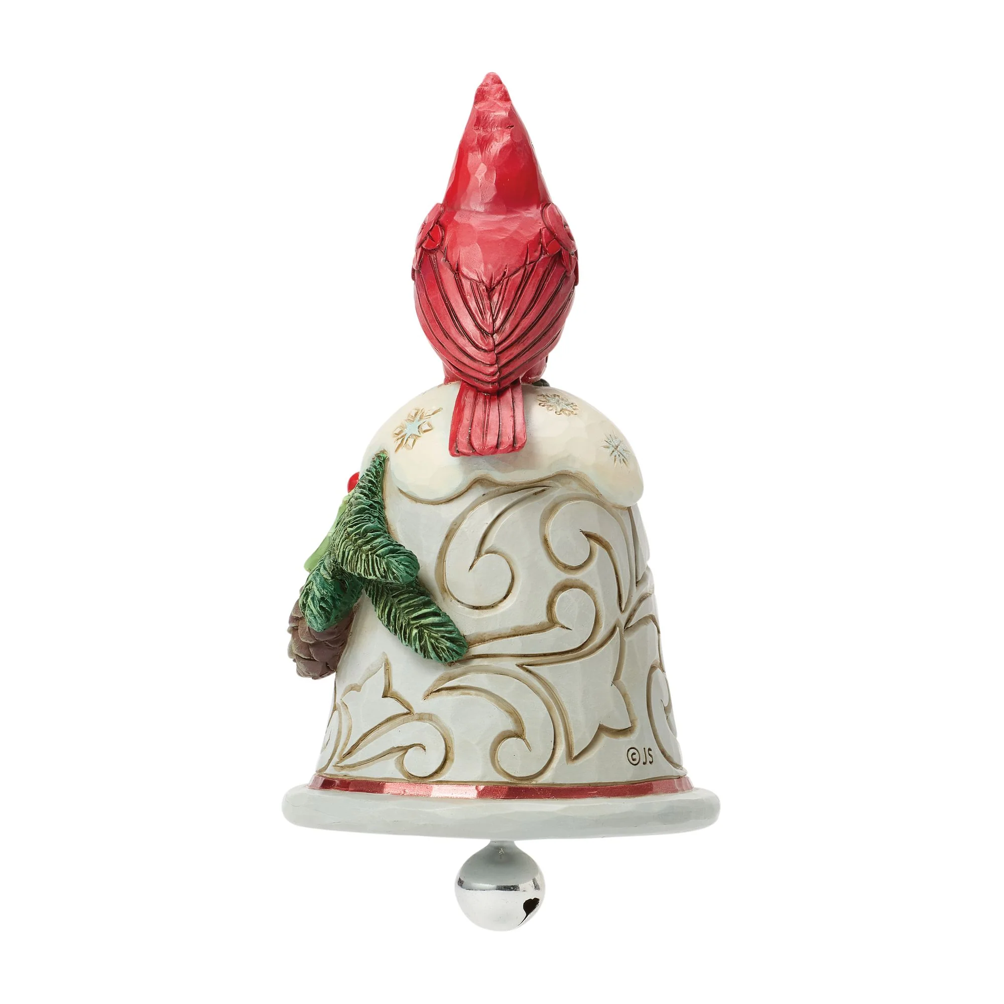 Cardinal Perched on Bell Pint - Image 3