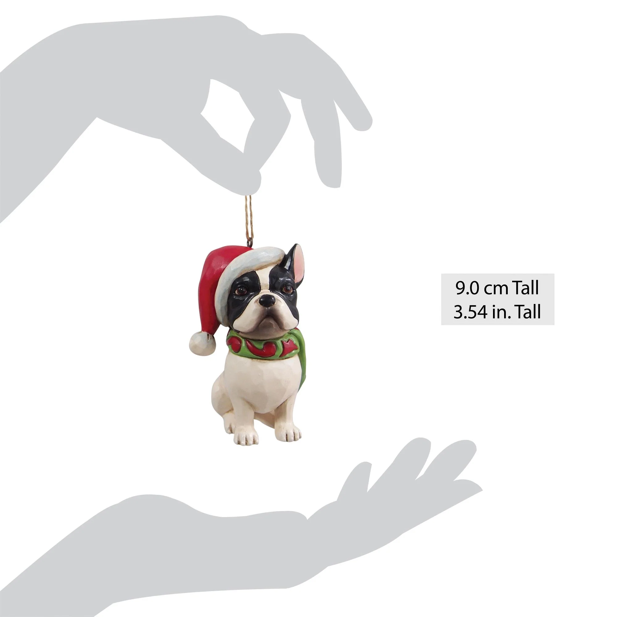 Christmas Dog Frenchie Orn - Image 4