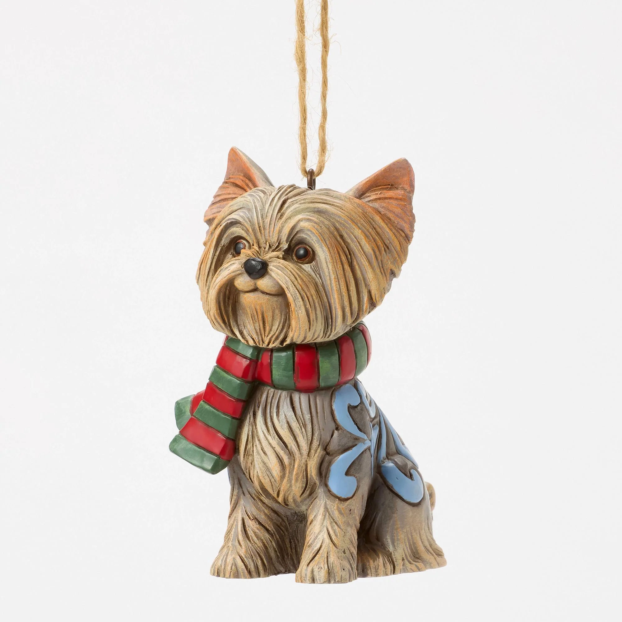 Christmas Dog Yorkie Ornament - Image 2
