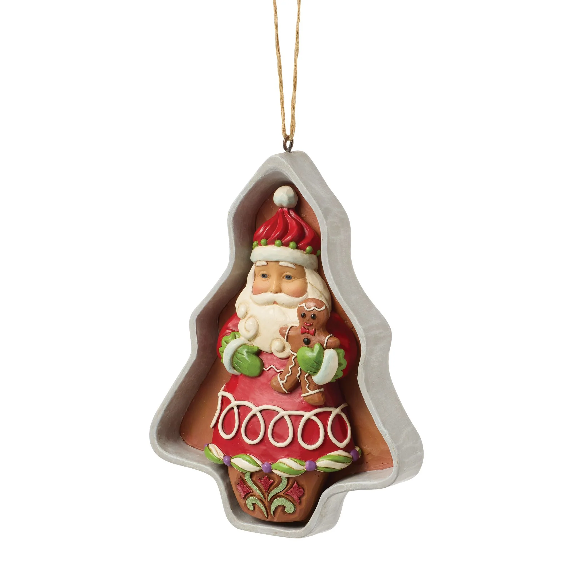 Cookie Cutter Santa Ornament - Image 2