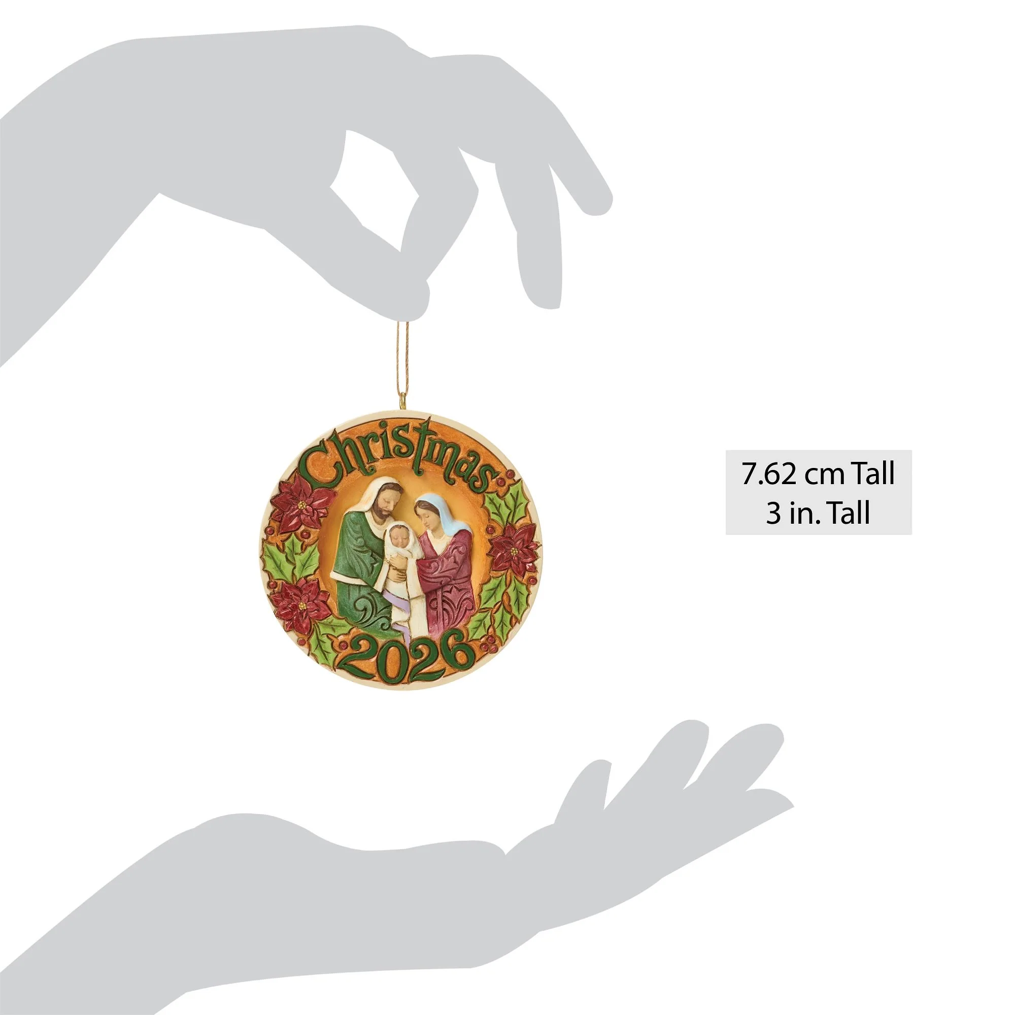 Dated 2026 Holy Family Orn - Image 4