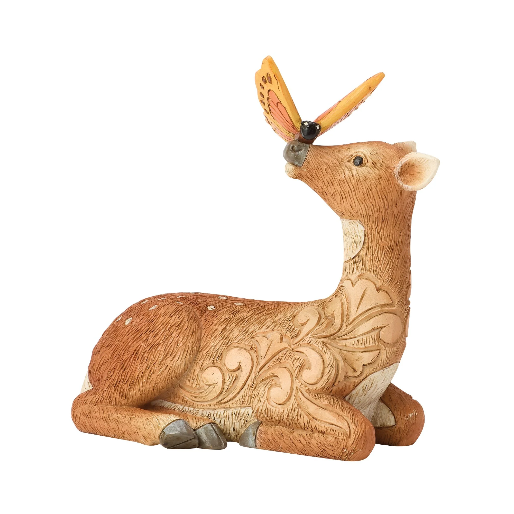 Deer with Butterfly Figurine - Image 3