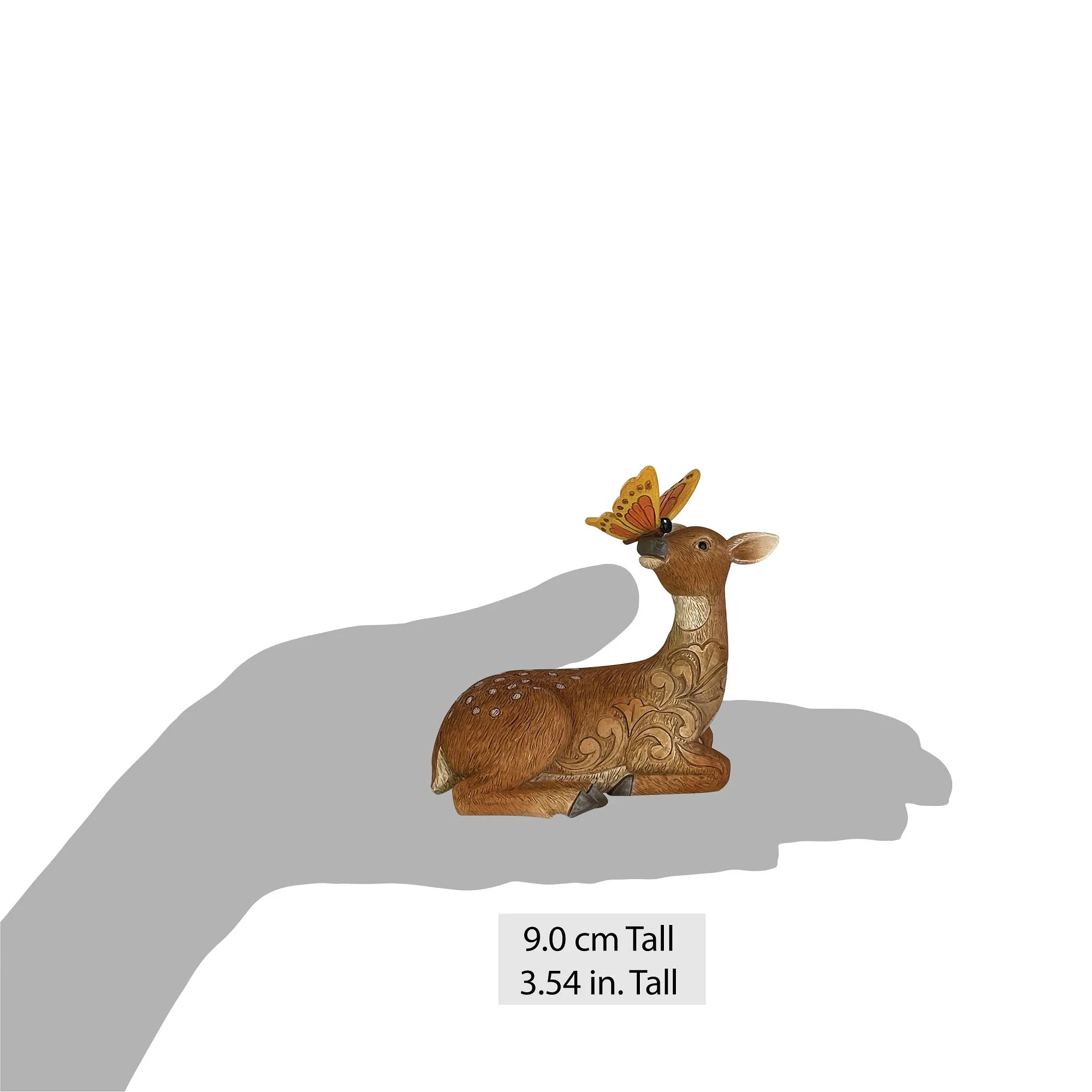Deer with Butterfly Figurine - Image 5