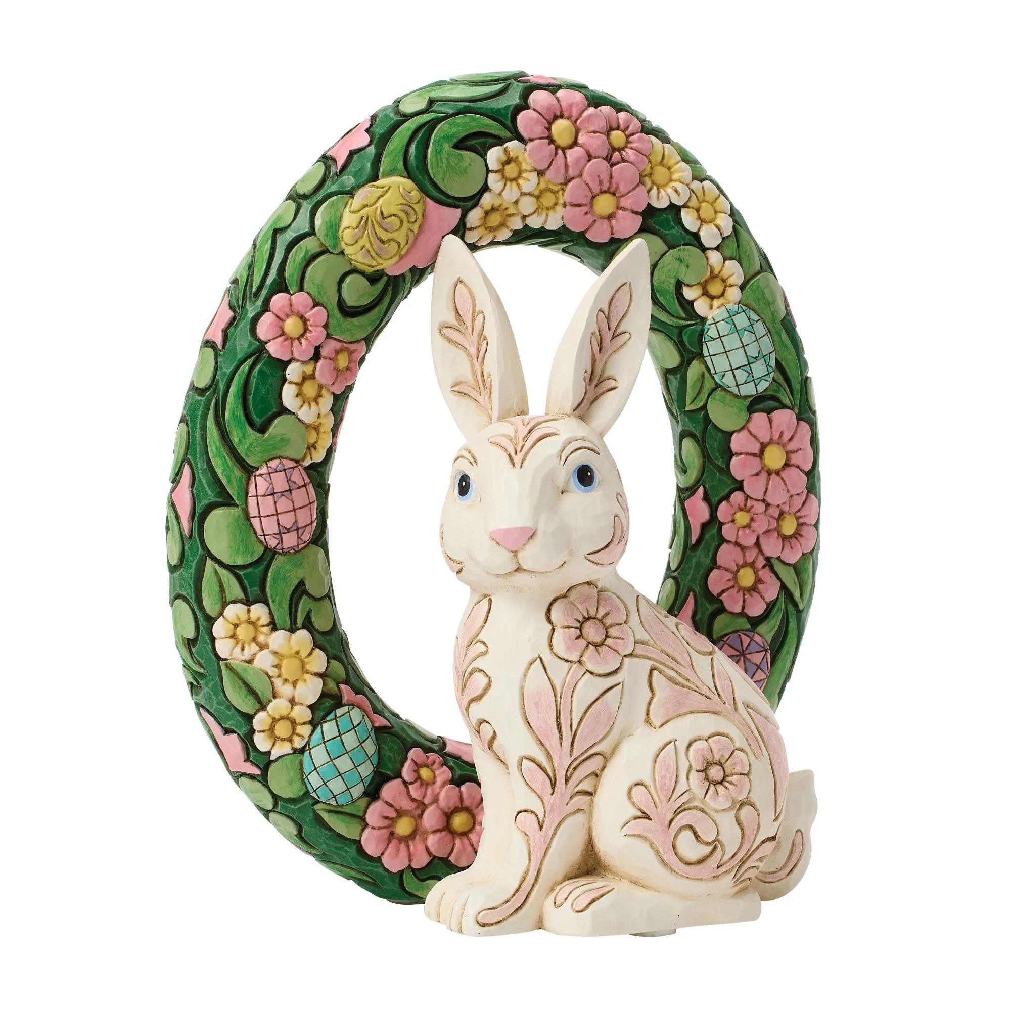 Floral Bunny Wreath - Image 3