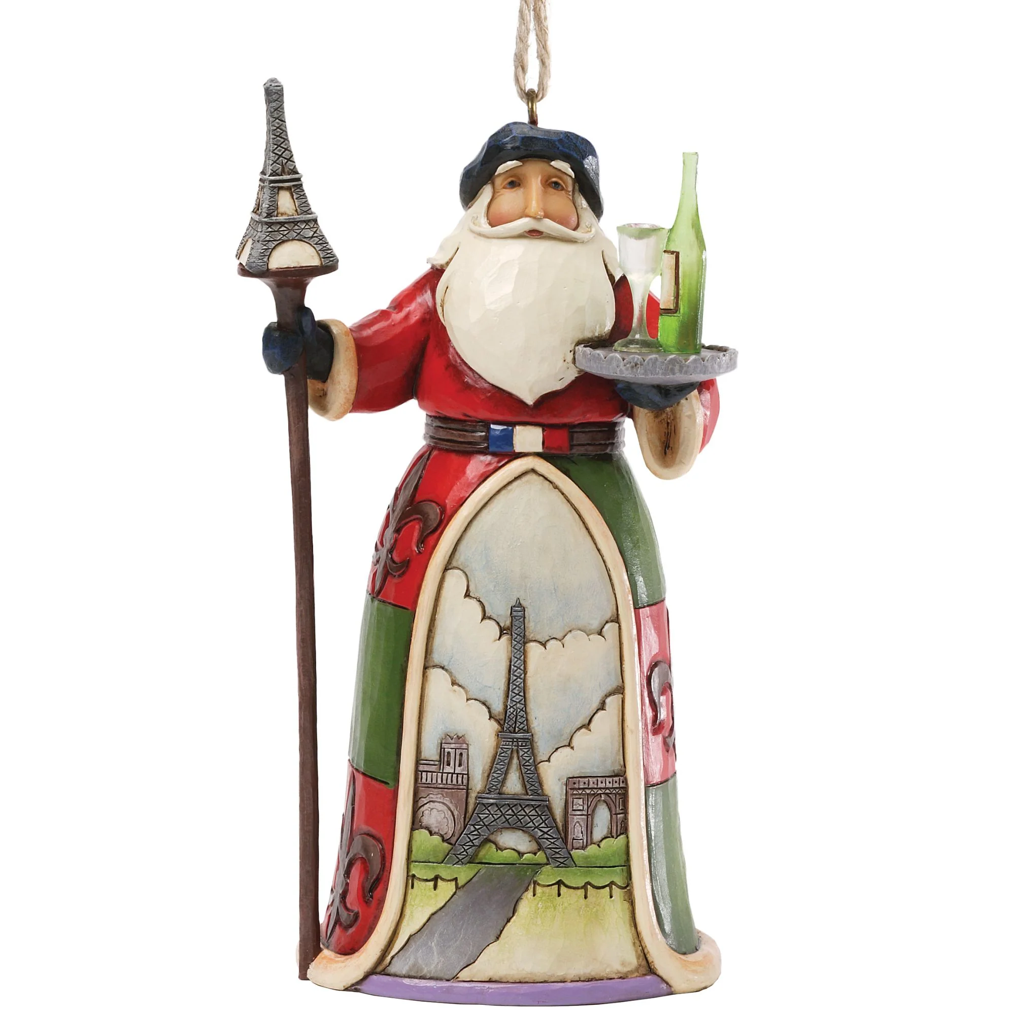 French Santa  Ornament - Image 2