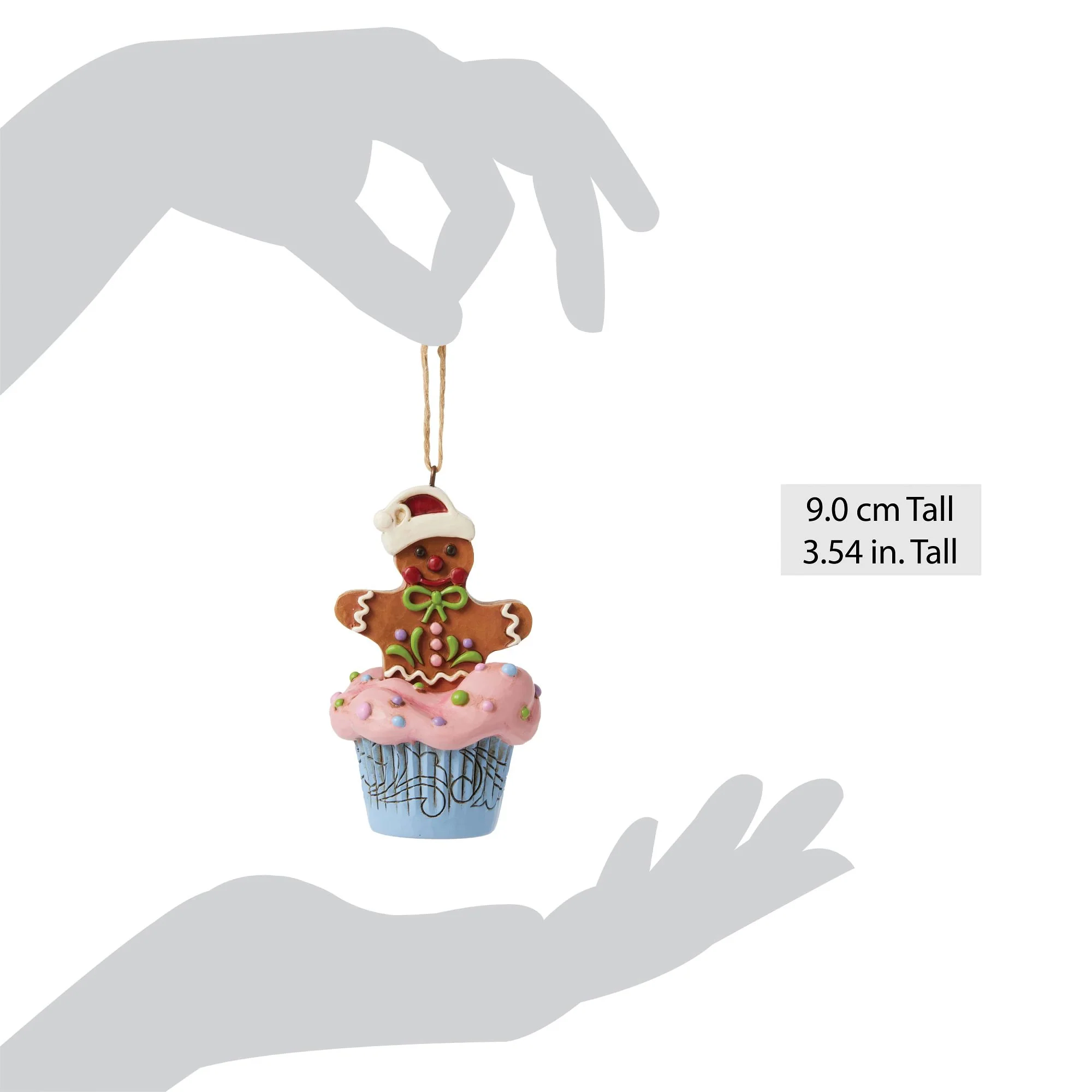 Gingerbread Cupcake Ornament - Image 4
