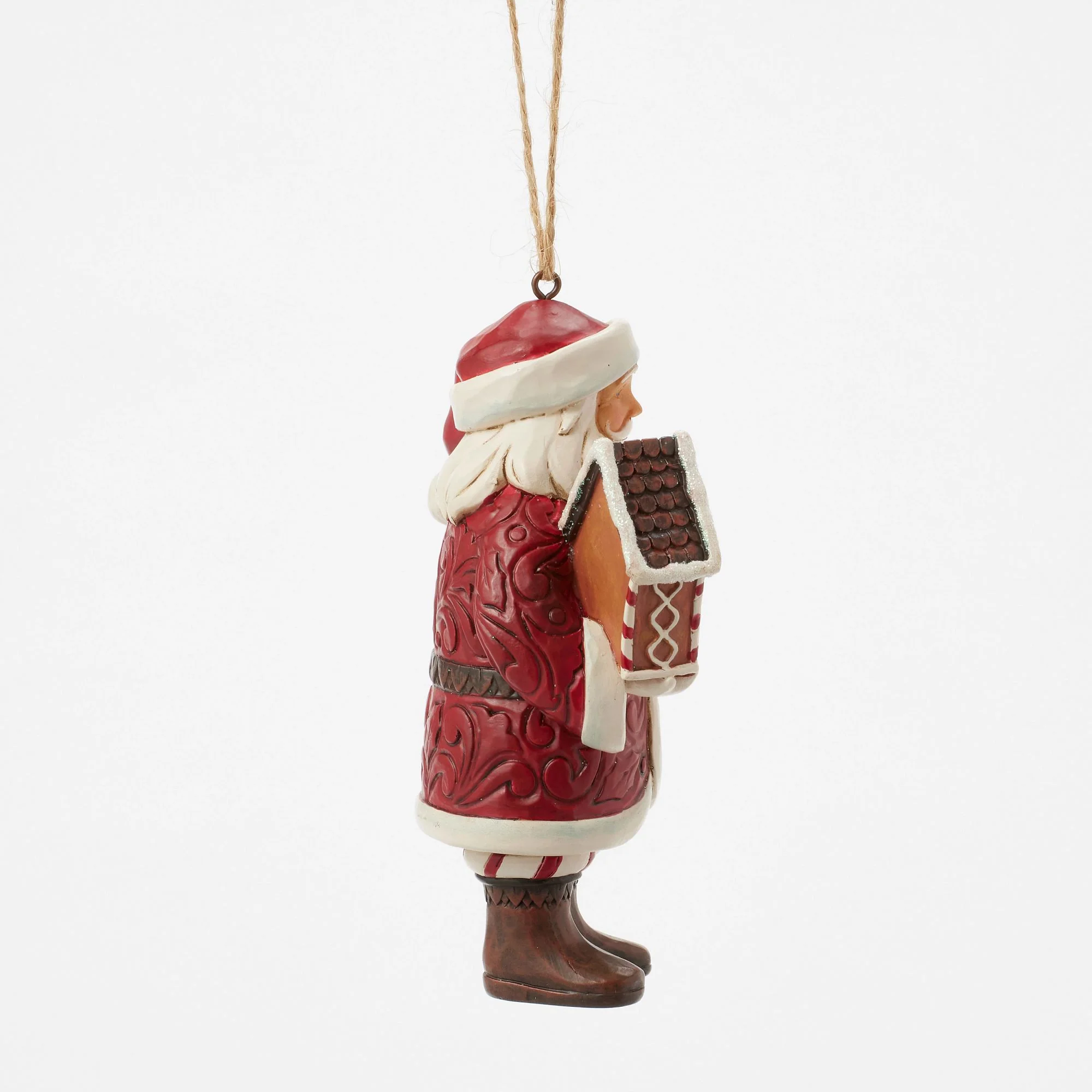 Gingerbread Santa Ornament - Image 5