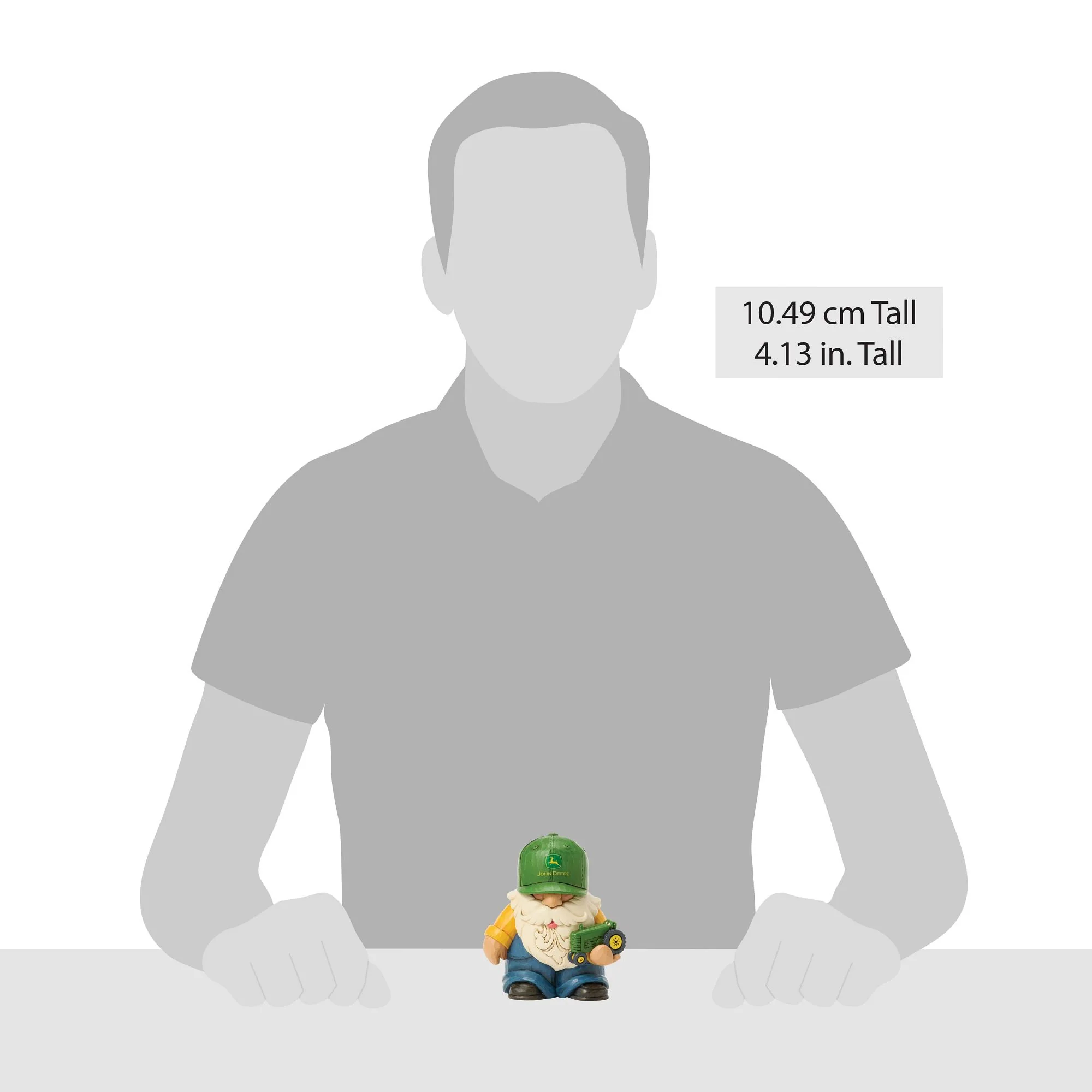 Farmer Holding Deere Tractor - Image 4