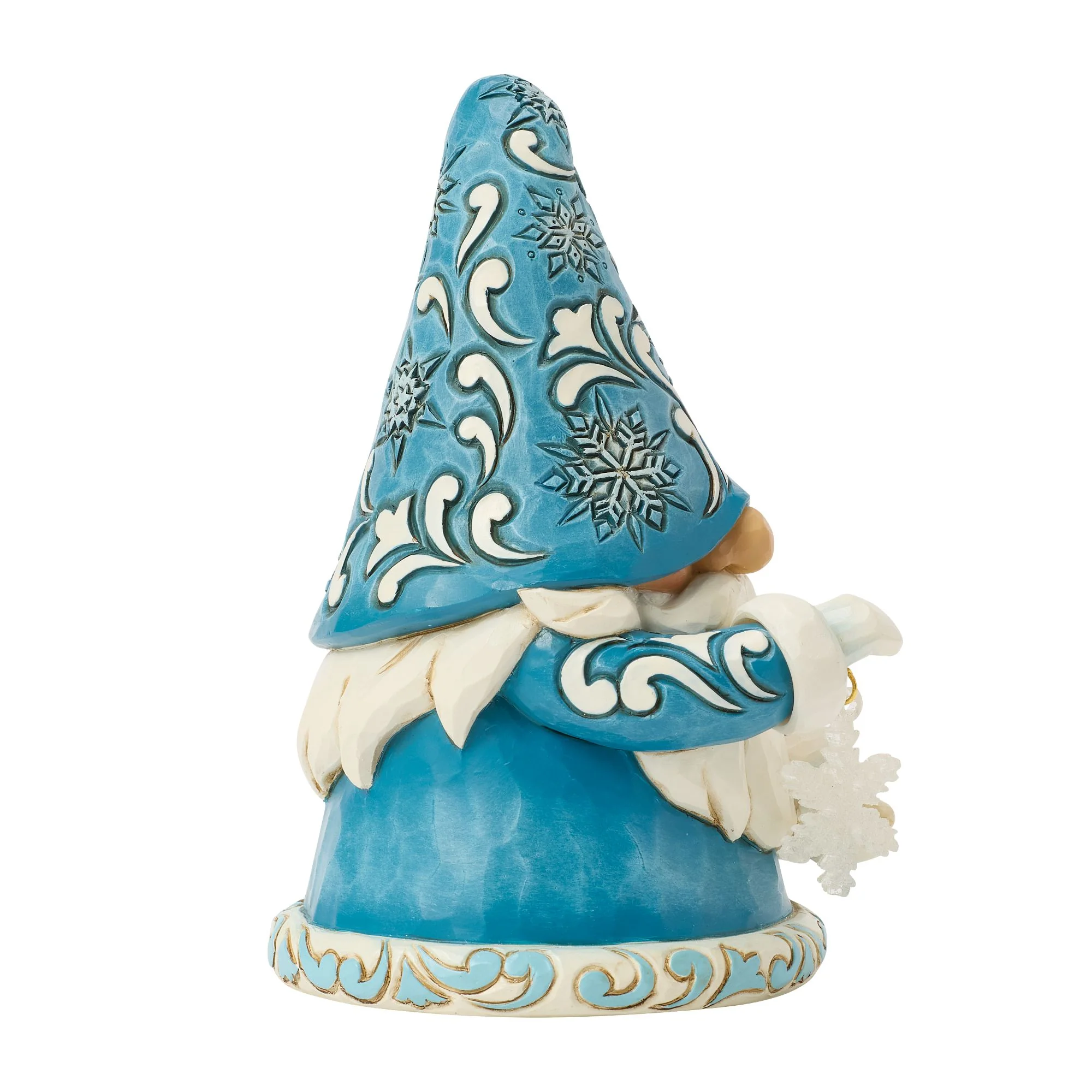 Gnome Holding Snowflake Fig - Image 4