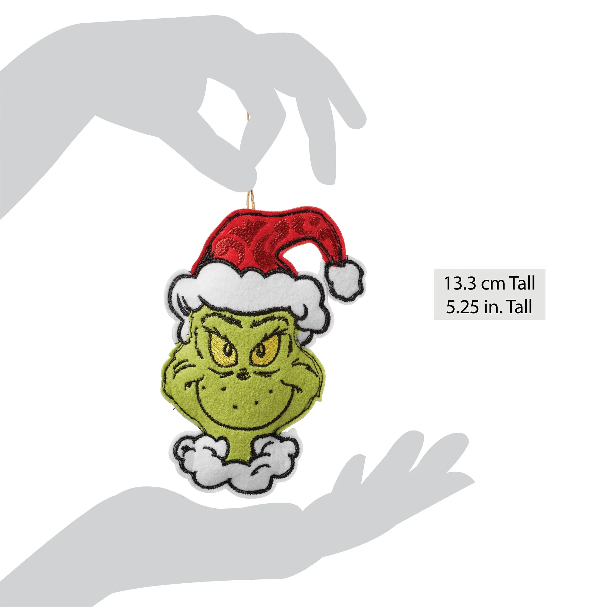 Grinch Naughty/Nice Felt Orn - Image 4