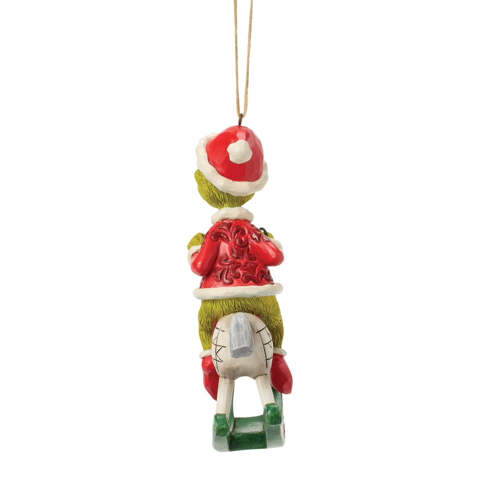 Grinch on Rocking Horse Orn - Image 4