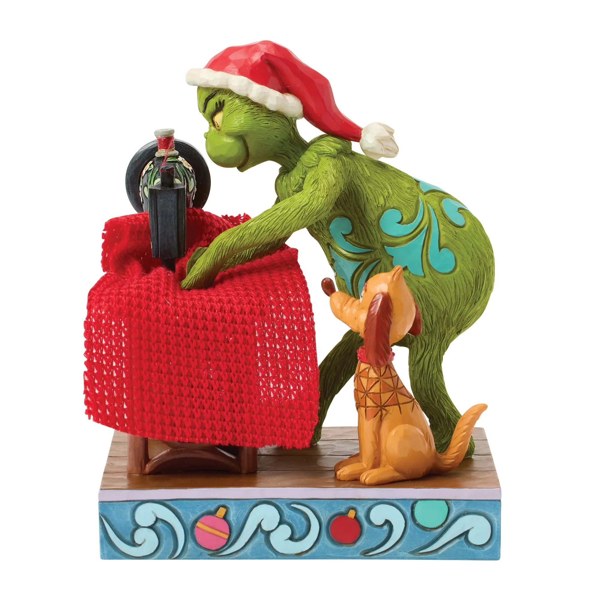 Grinch Sewing Santa Suit Fig - Image 5