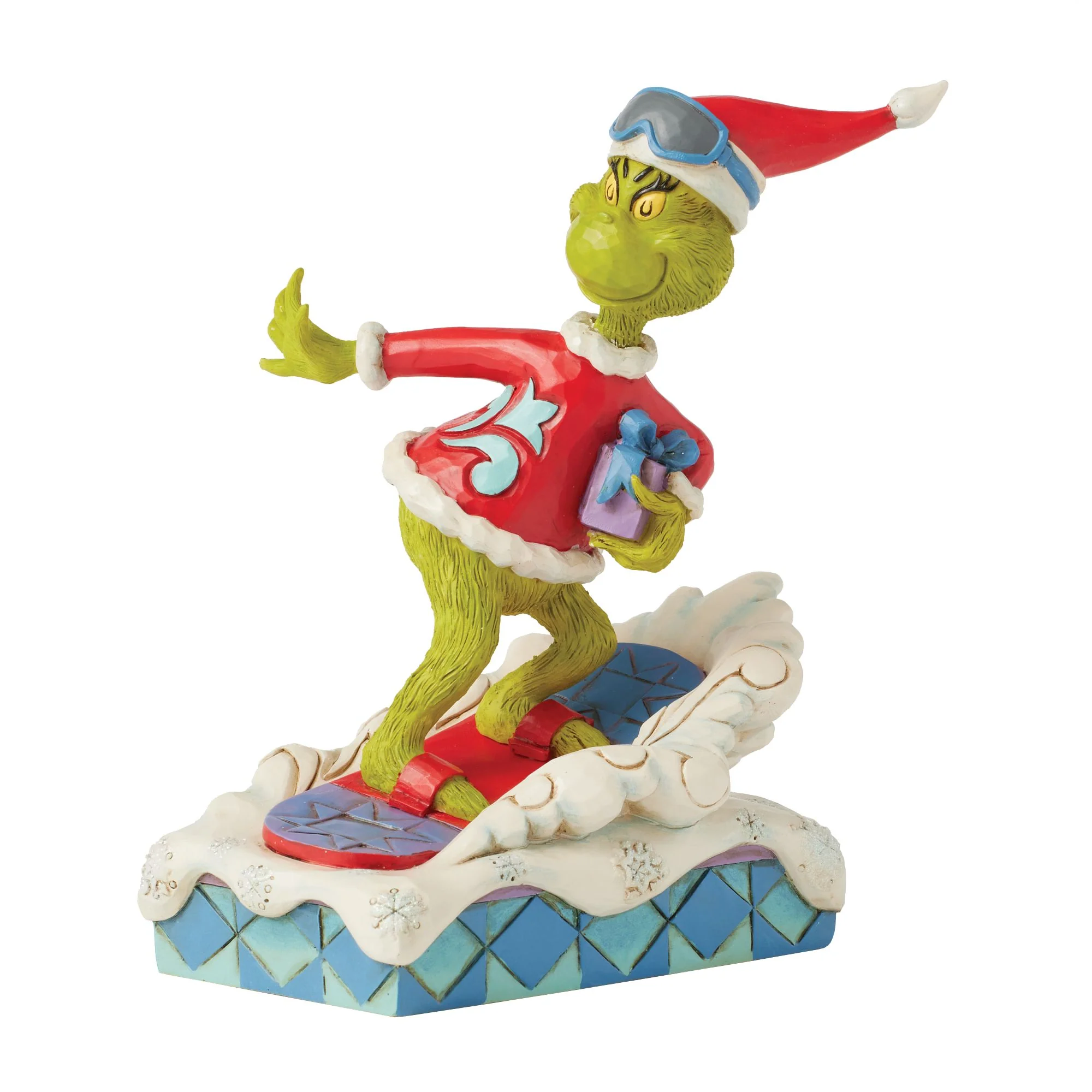 Grinch Snowboarding Fig - Image 3