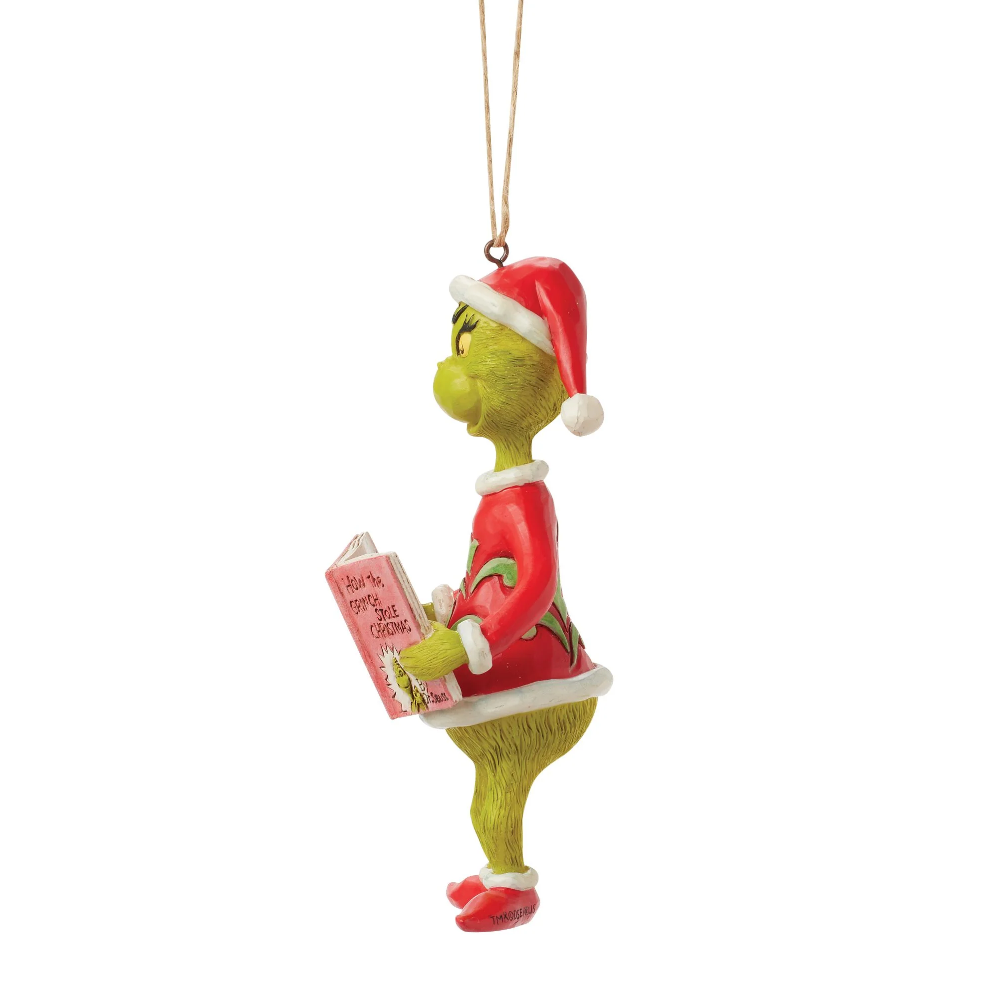 Grinch with Book Ornament - Image 5
