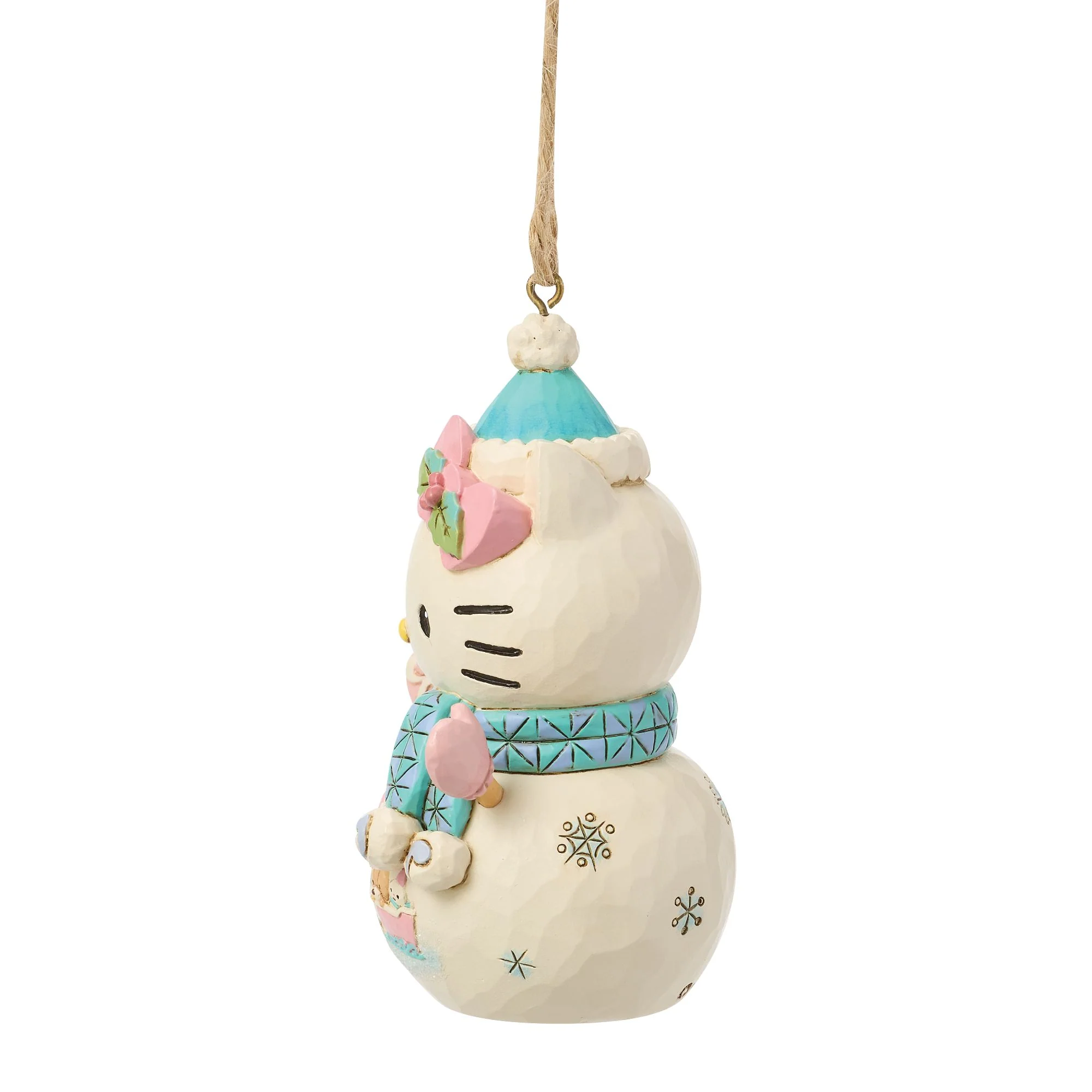 Hello Kitty Snowman Orn - Image 2