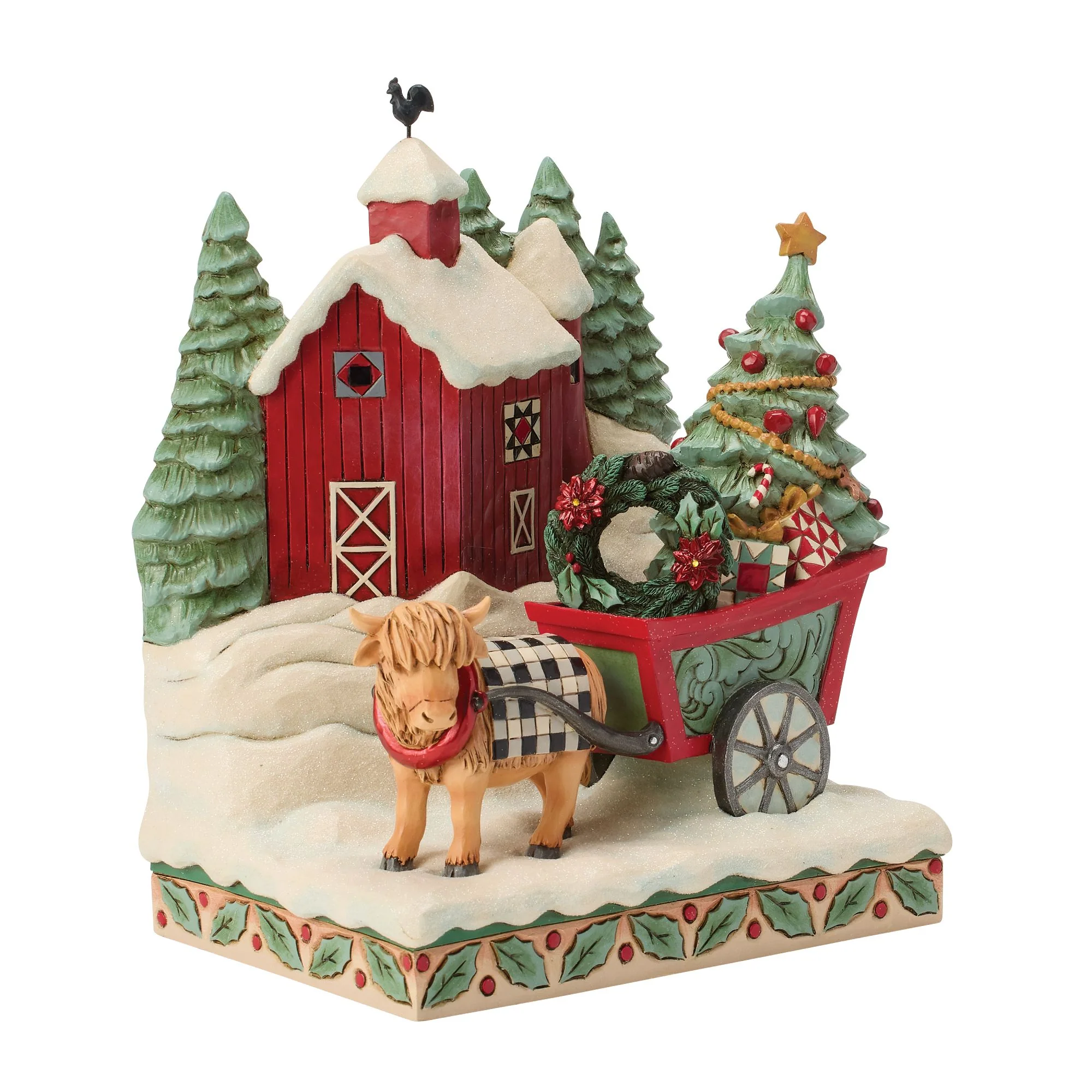 Highland Glen Barn Scene Fig - Image 2
