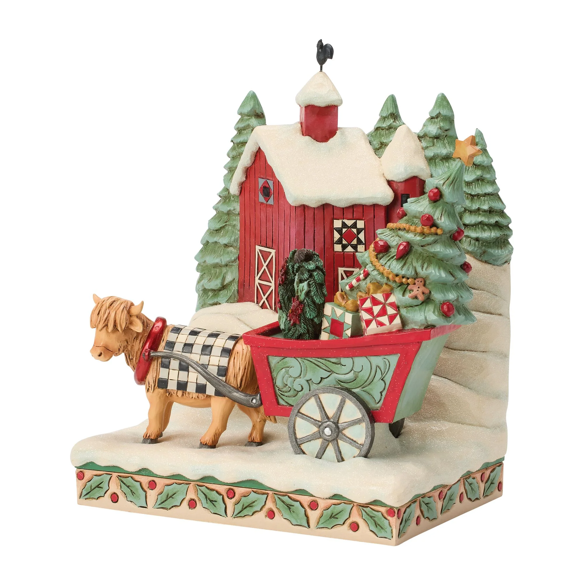 Highland Glen Barn Scene Fig - Image 3