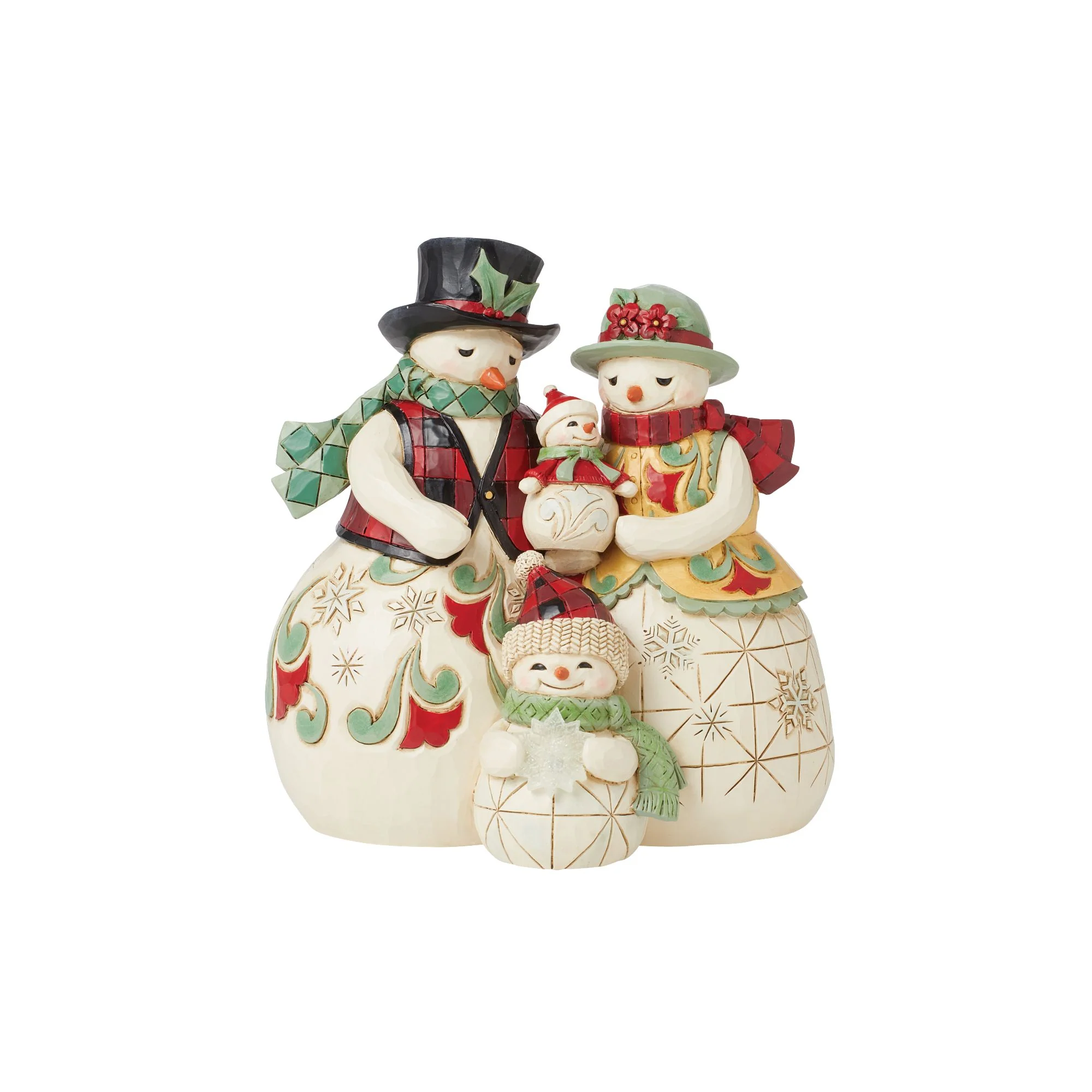 Highlnd Gln Snowmen Family Fig - Image 2