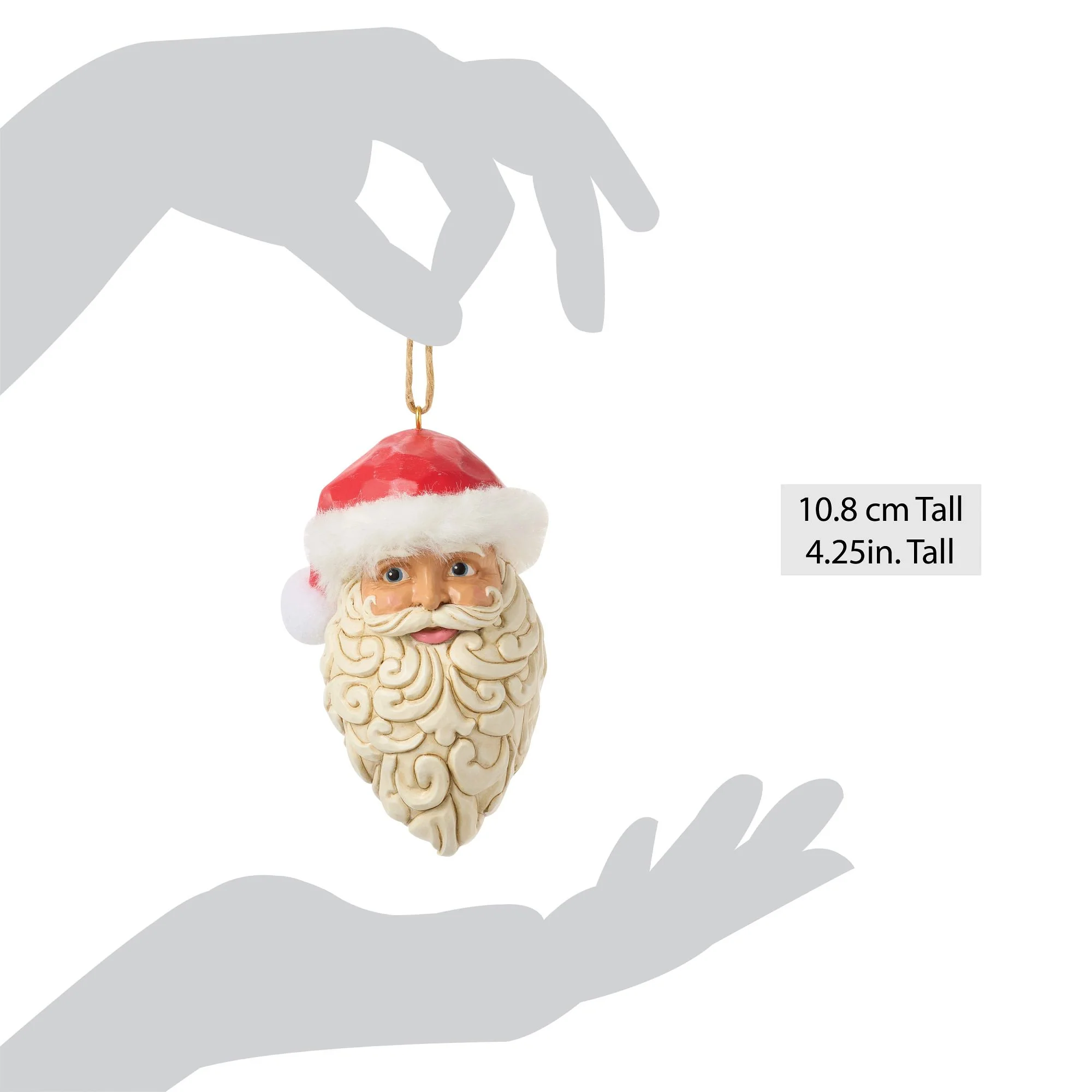 Large Santa Head Ornament - Image 4