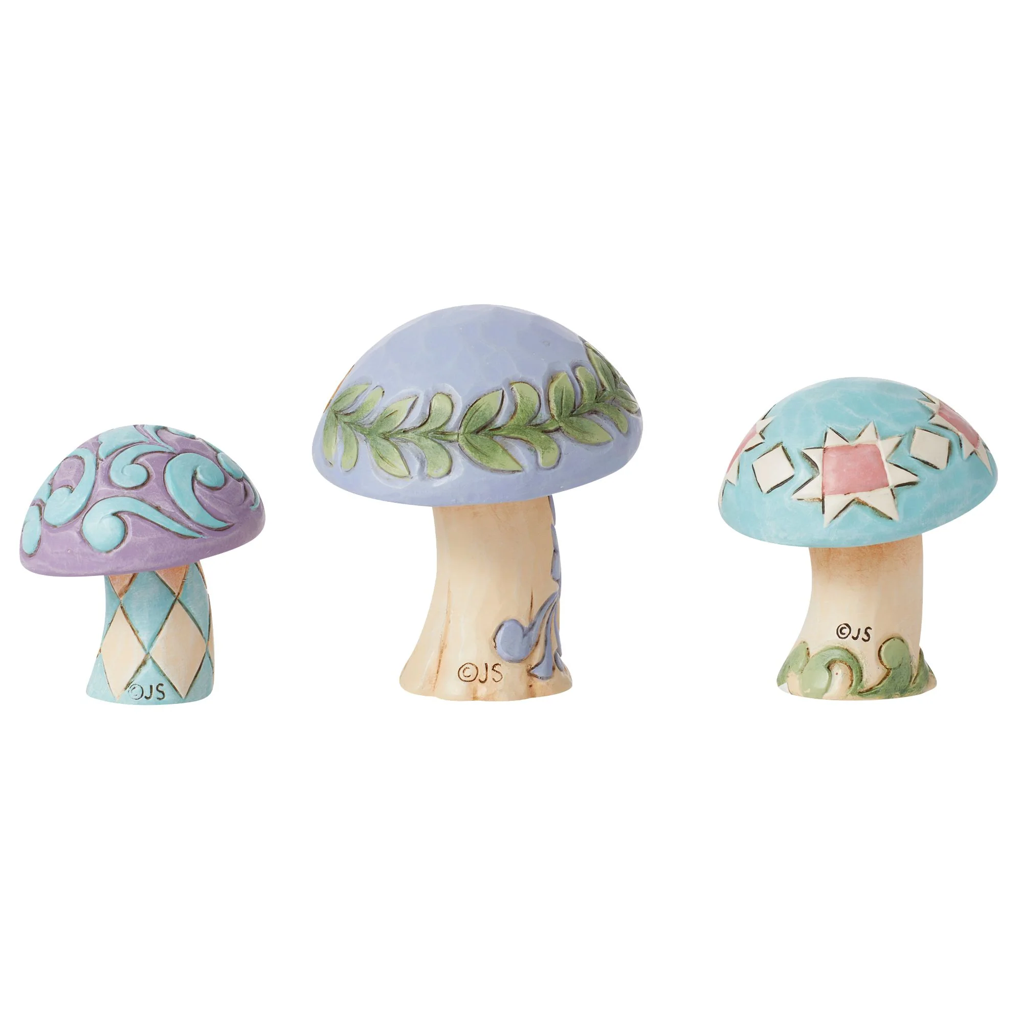Mushrooms Set of 3 Figurines - Image 3