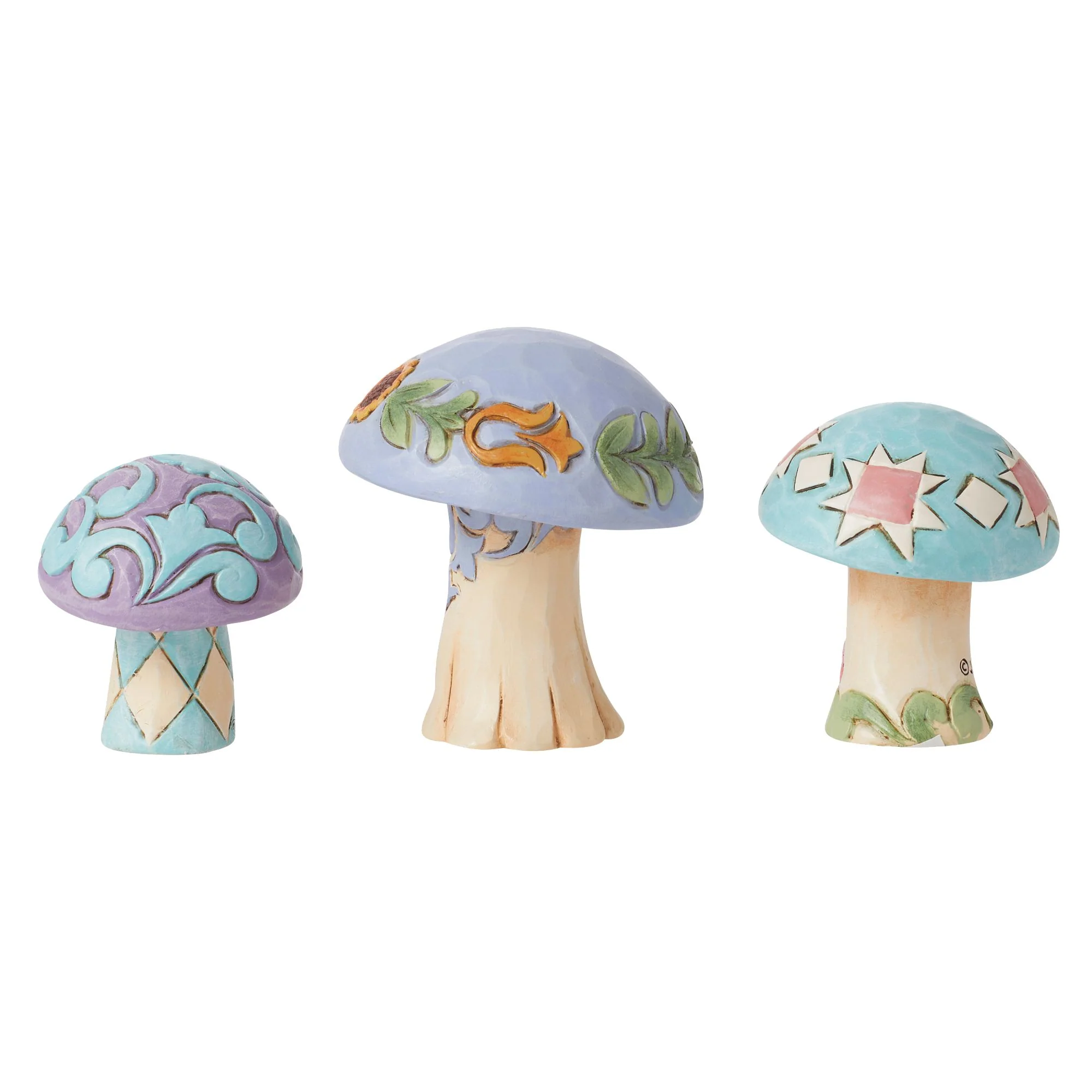 Mushrooms Set of 3 Figurines - Image 5