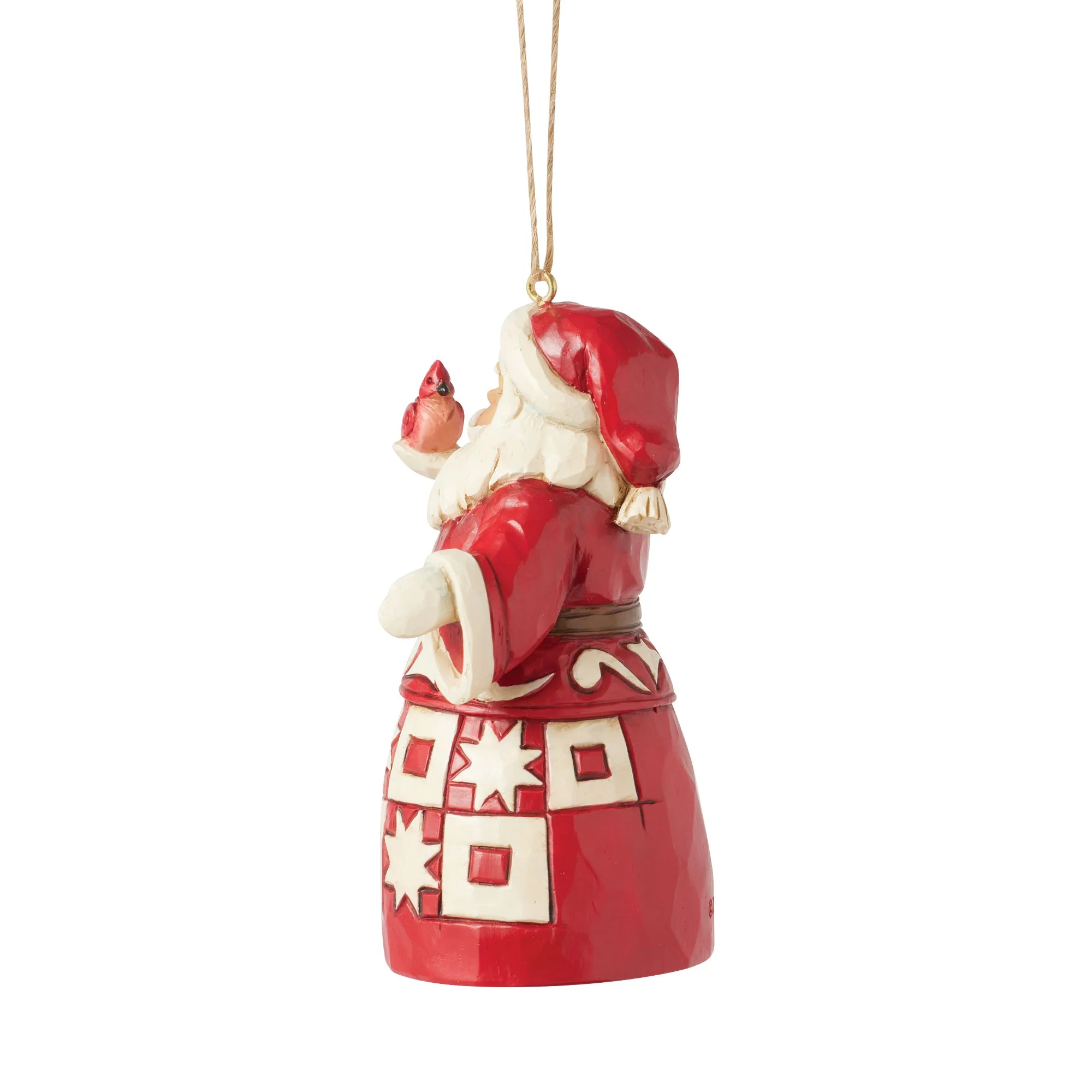 Nordic Noel Santa Ornament - Image 2