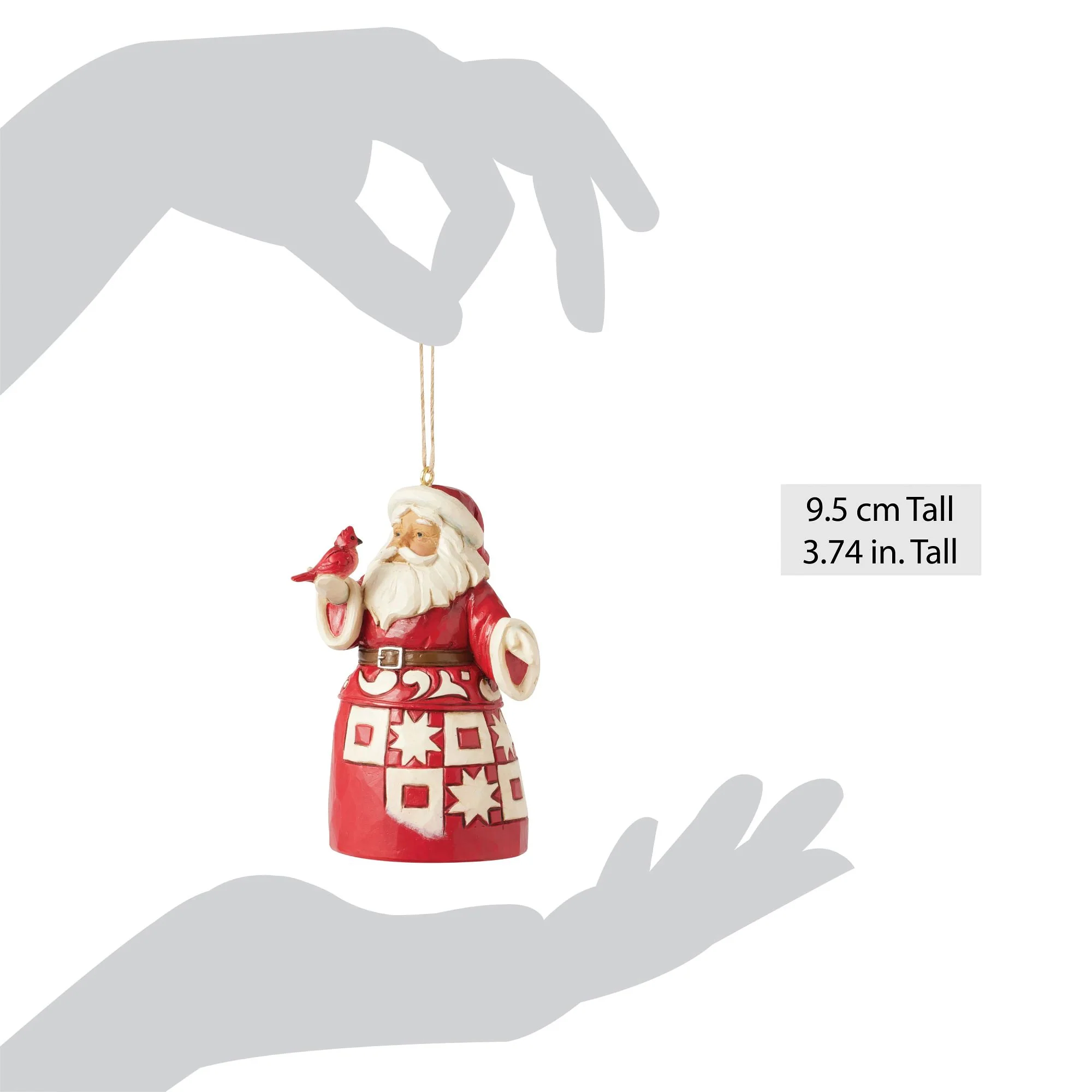 Nordic Noel Santa Ornament - Image 4