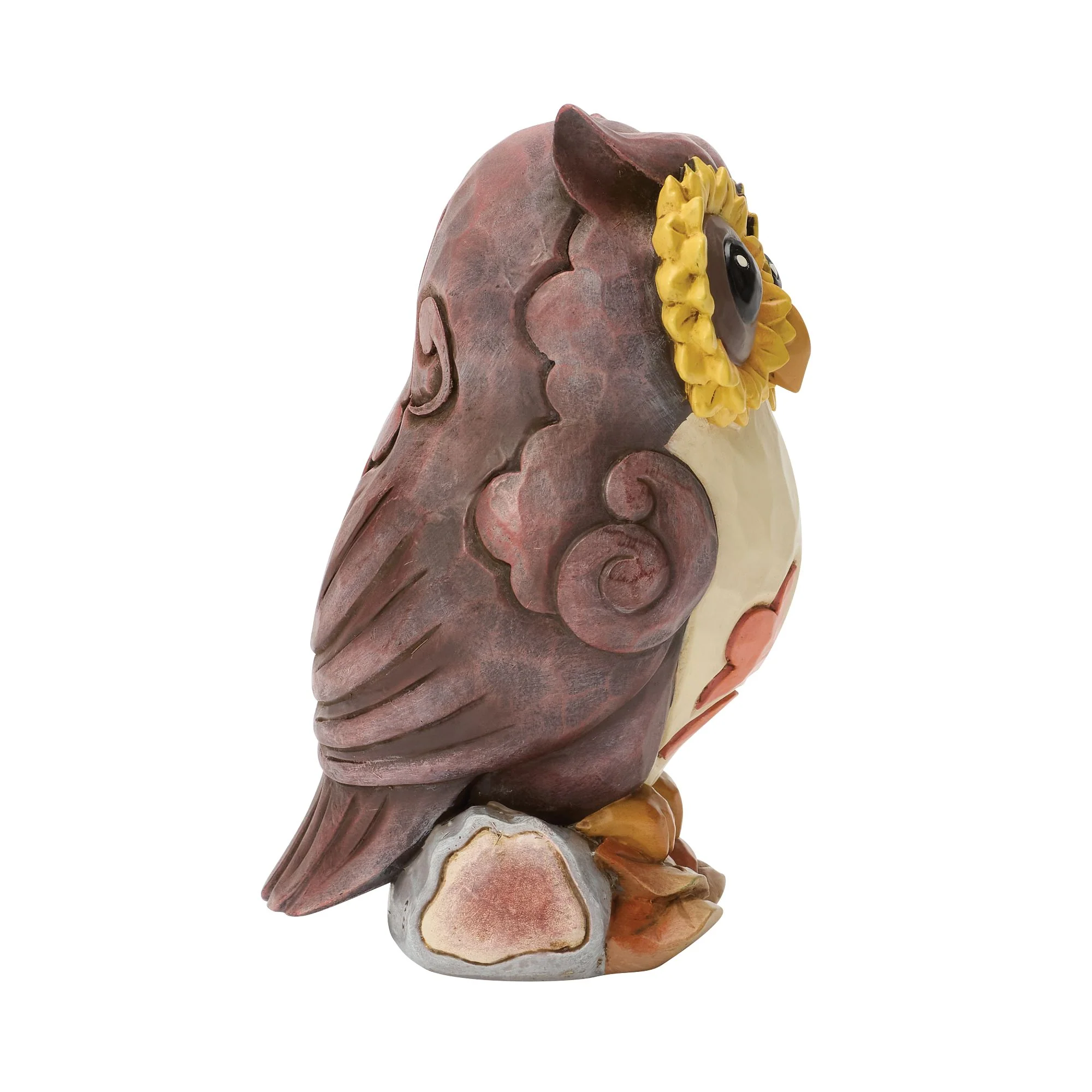 Owl on Log Mini Figurine - Image 5