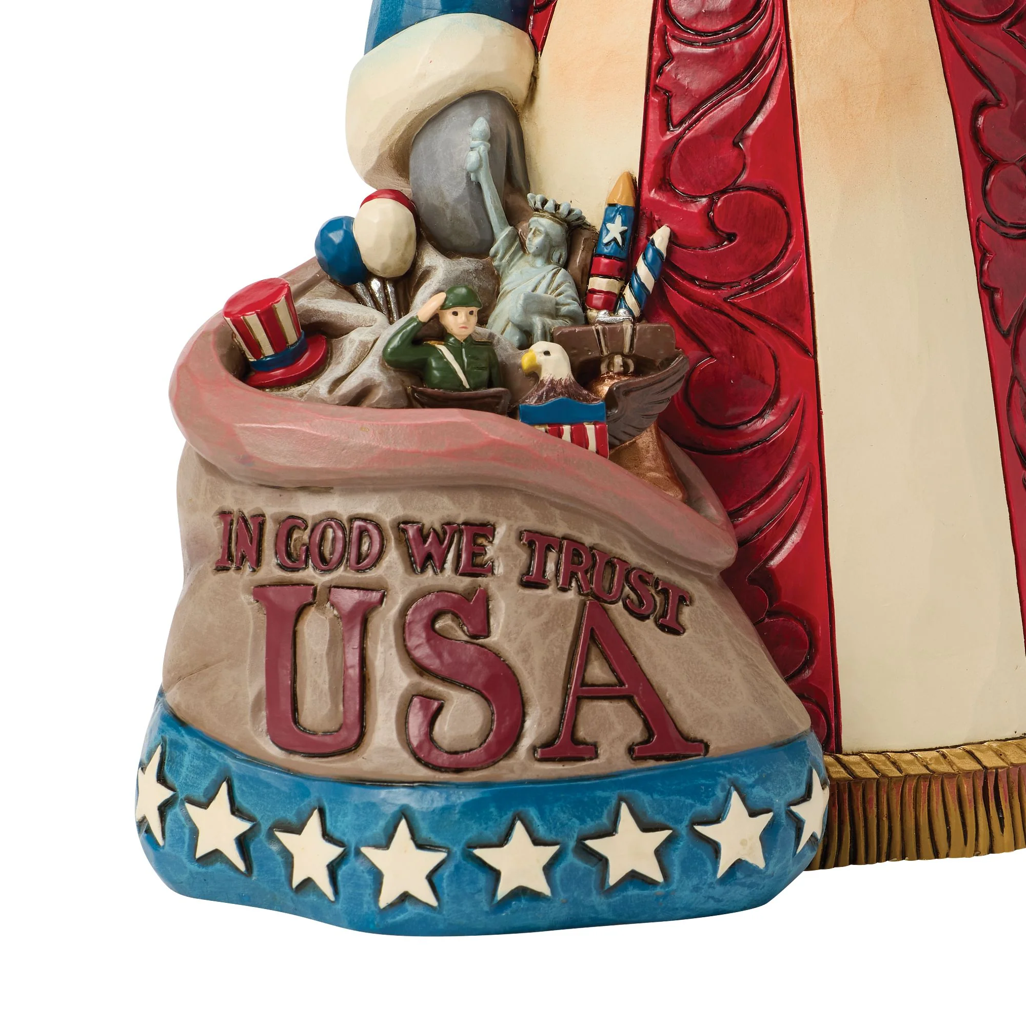 Patriotic Santa w/ Flag Fig - Image 6