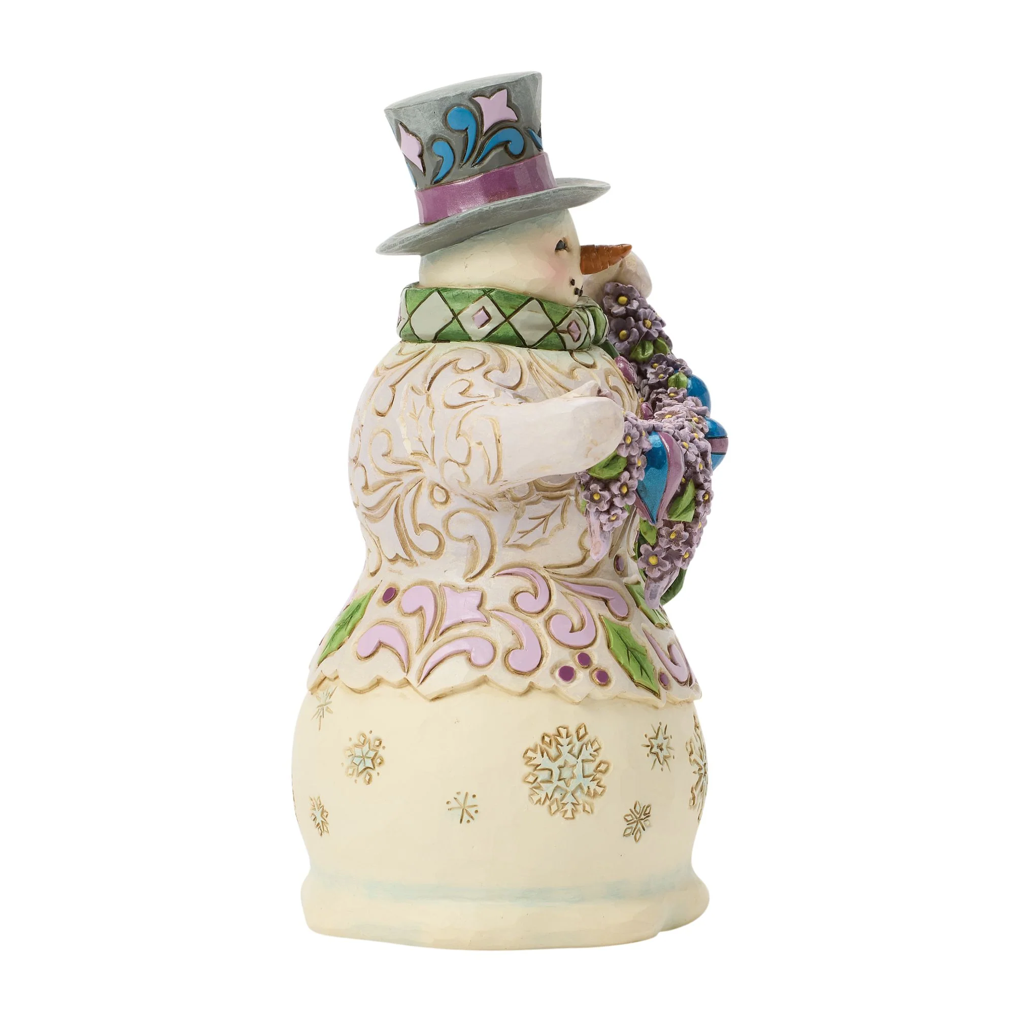 Purple Snowman Figurine - Image 4