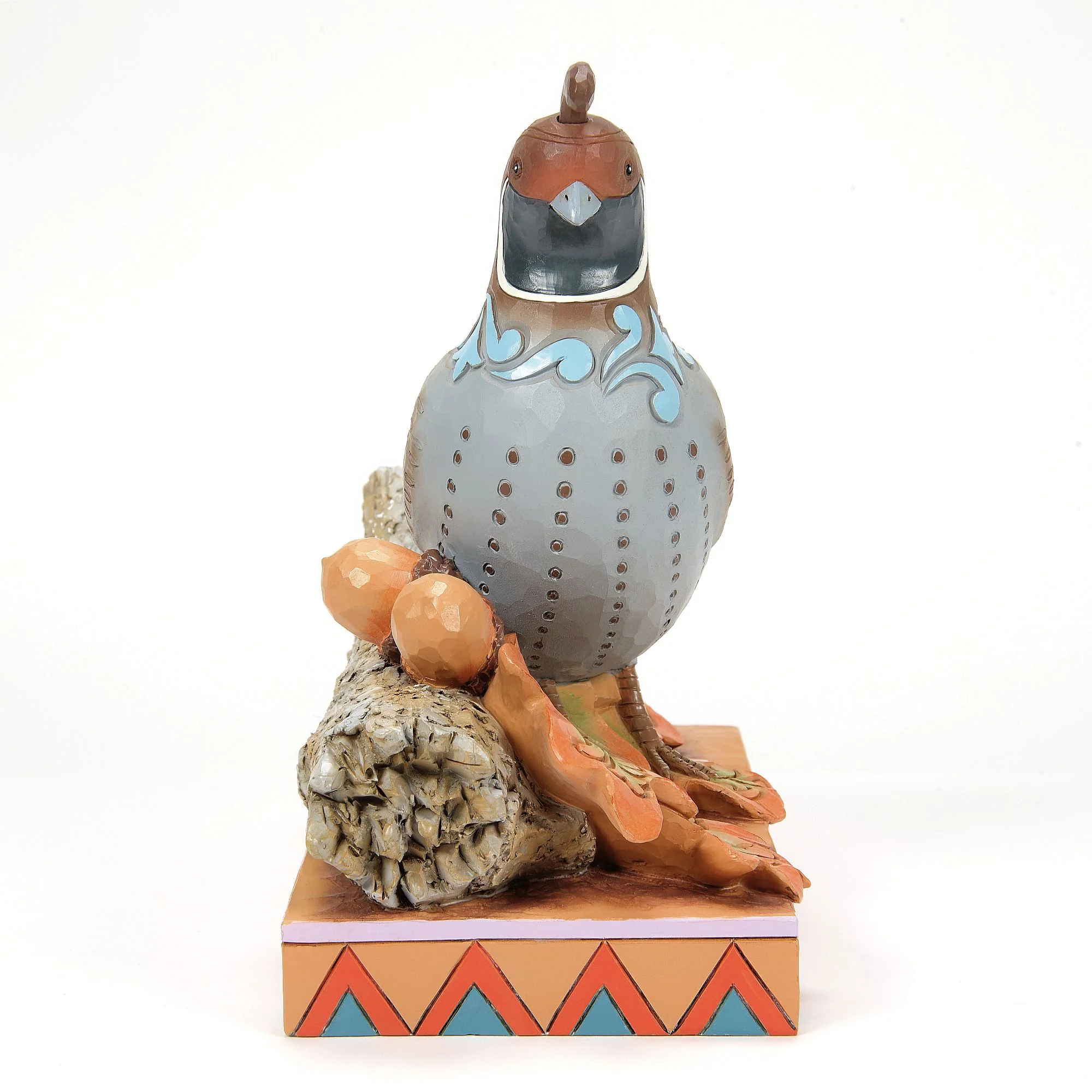 Quail Sitting on Leaves Fig - Image 5