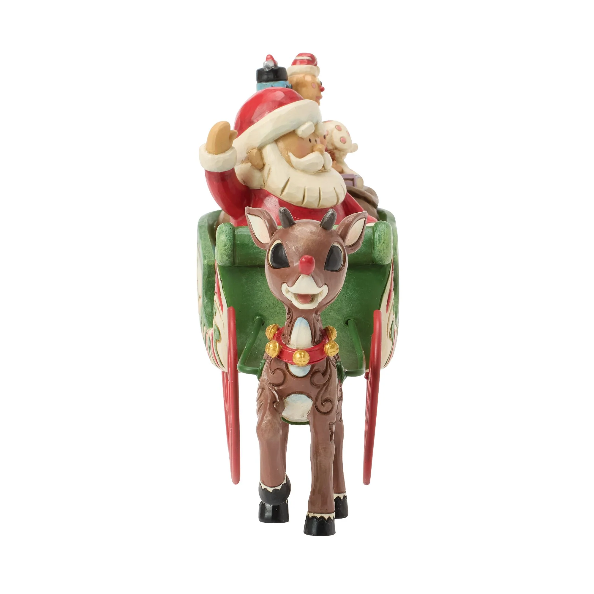 Rudolph Pulling Santa in Sled - Image 5