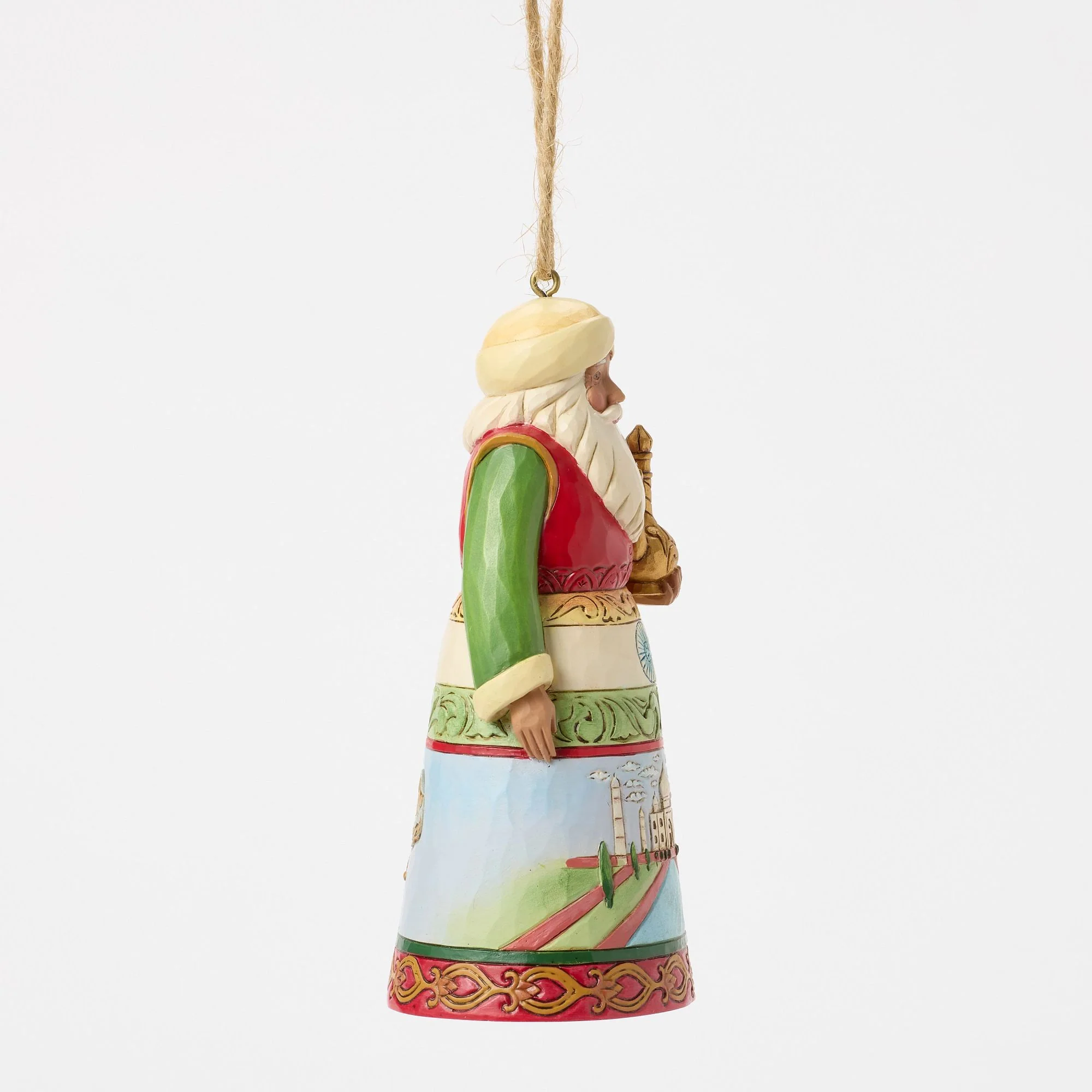 Santa Around World India Orn - Image 3