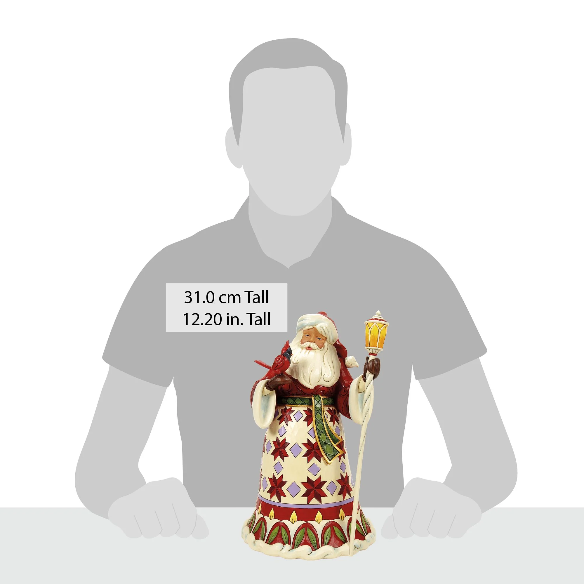 Santa Cardinal on Hand Fig - Image 4