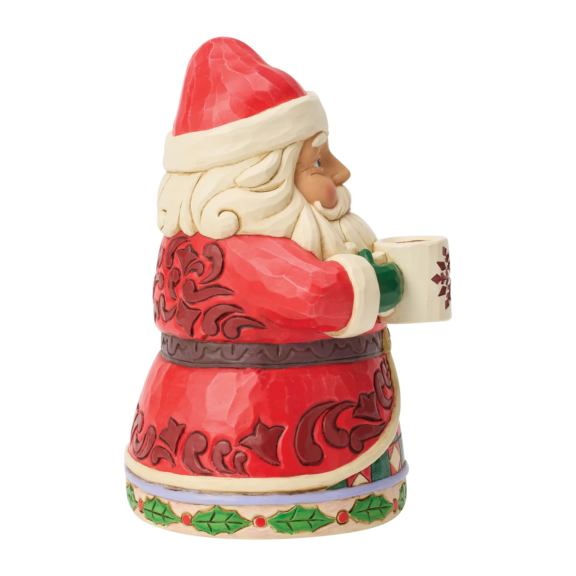 Santa Drinking Hot Cocoa Fig - Image 6
