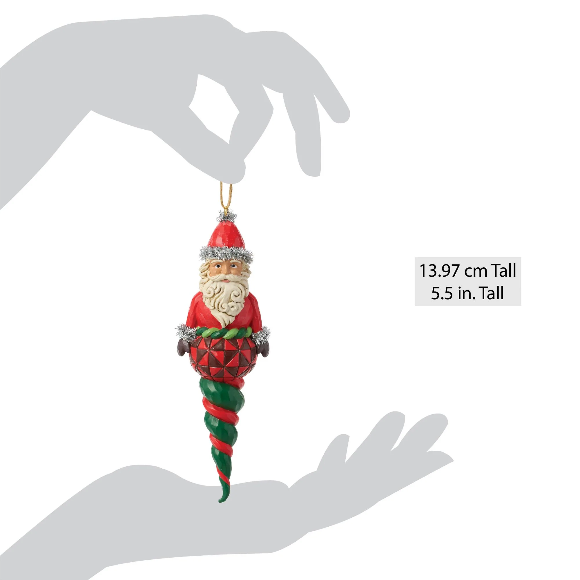 Santa Finial Shape Ornament - Image 4