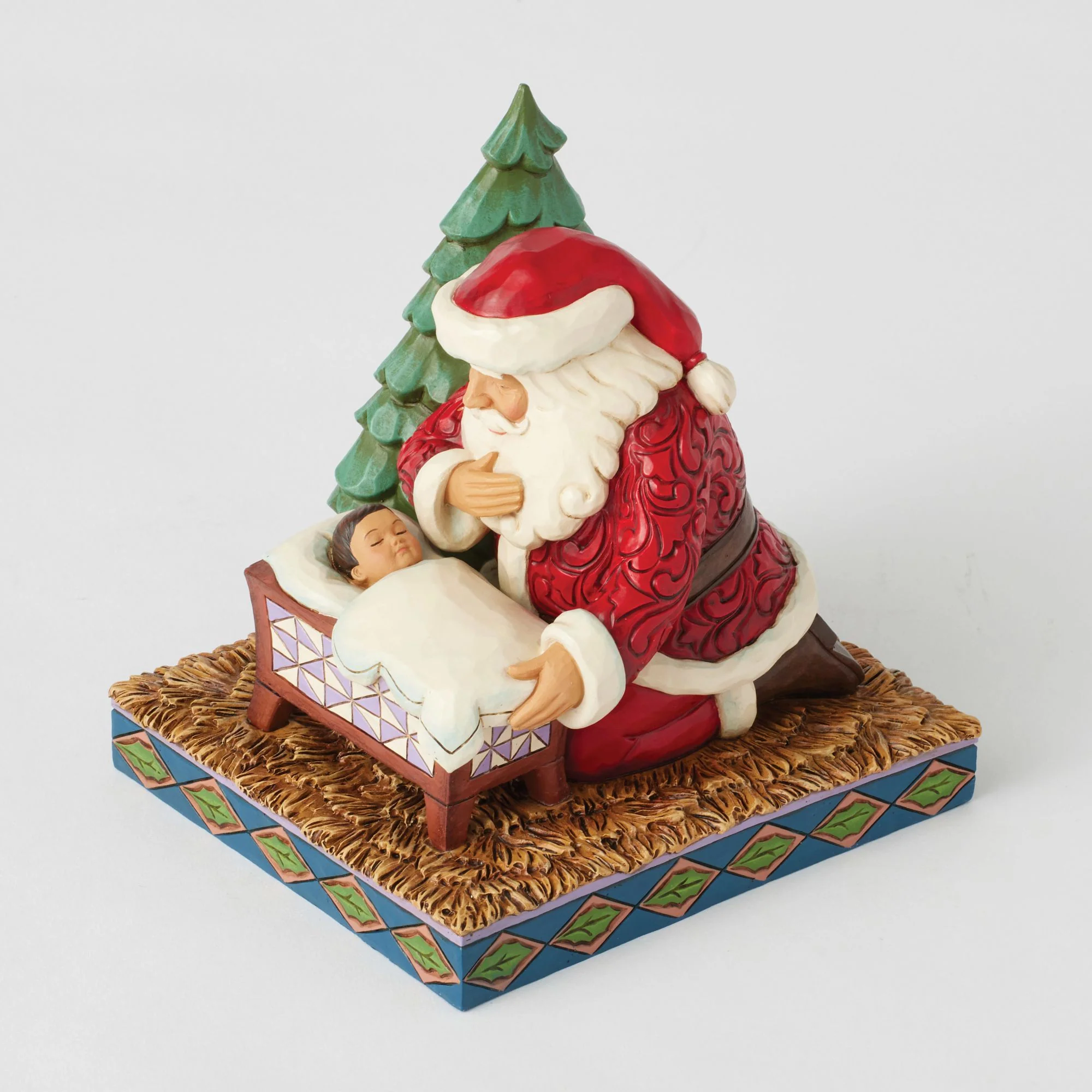 Santa Kneeling over Baby Jesus - Image 2