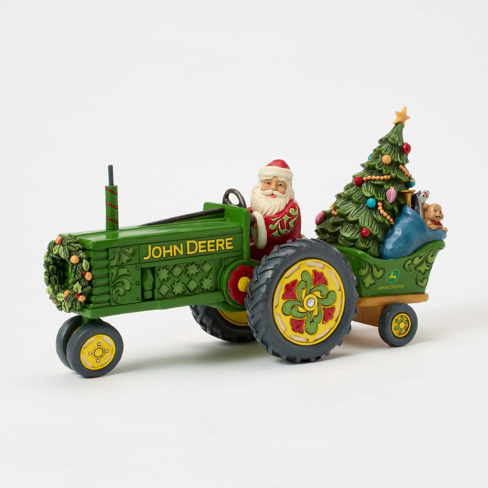 Santa on Tractor with Toys - Image 2