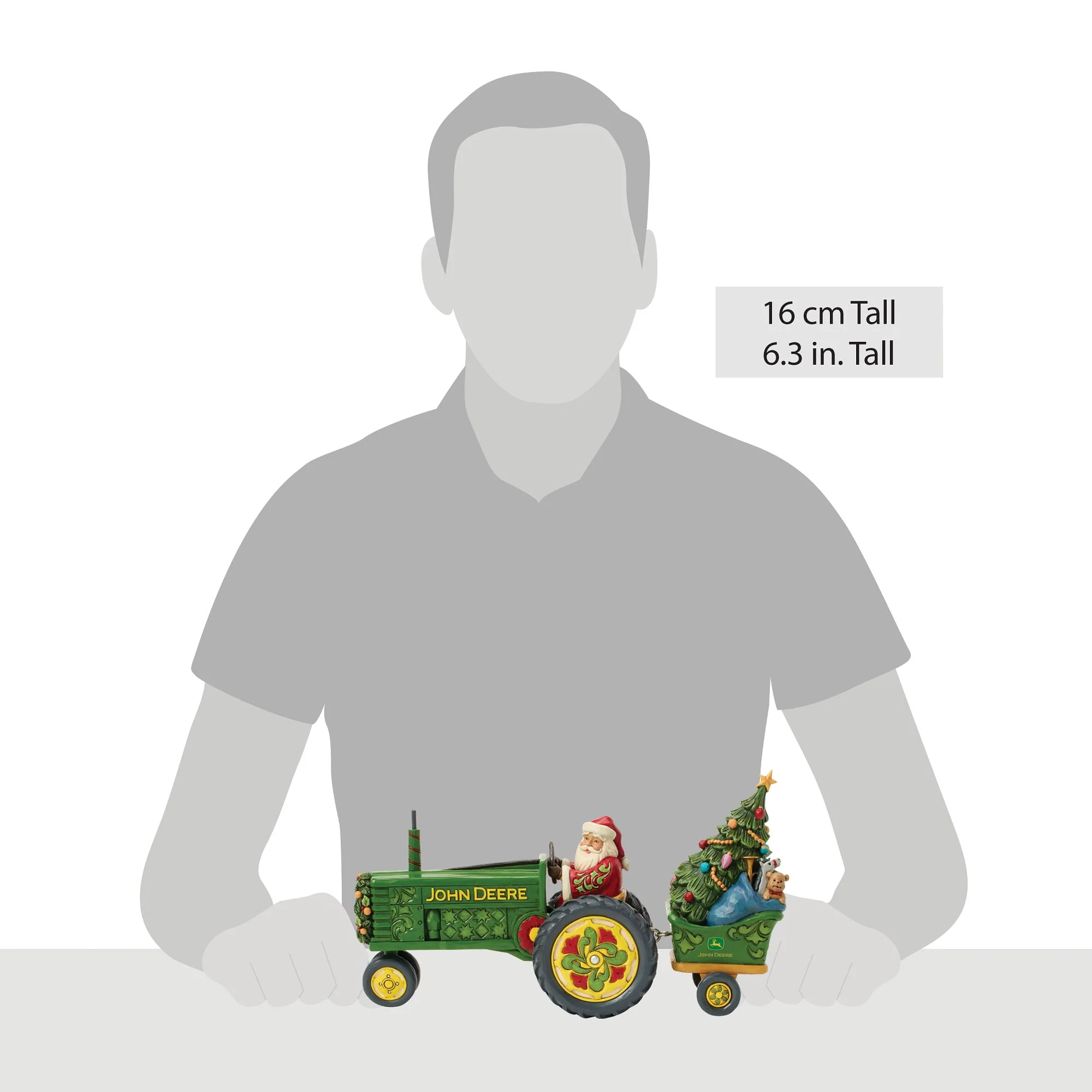 Santa on Tractor with Toys - Image 4