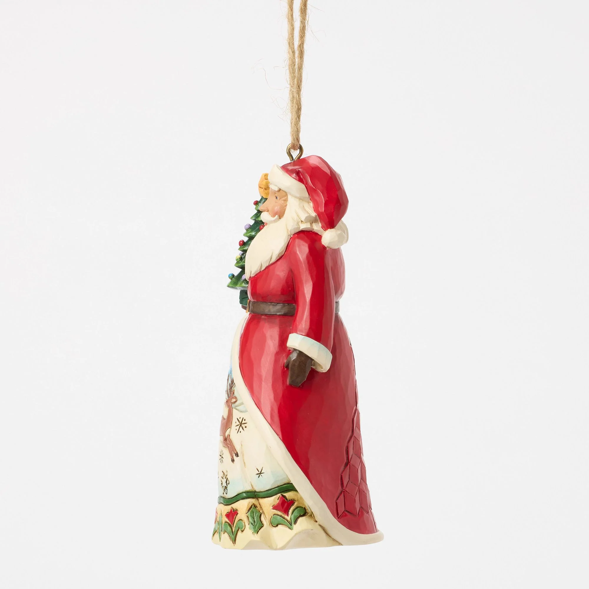 Santa Vintage Christmas Orn - Image 2