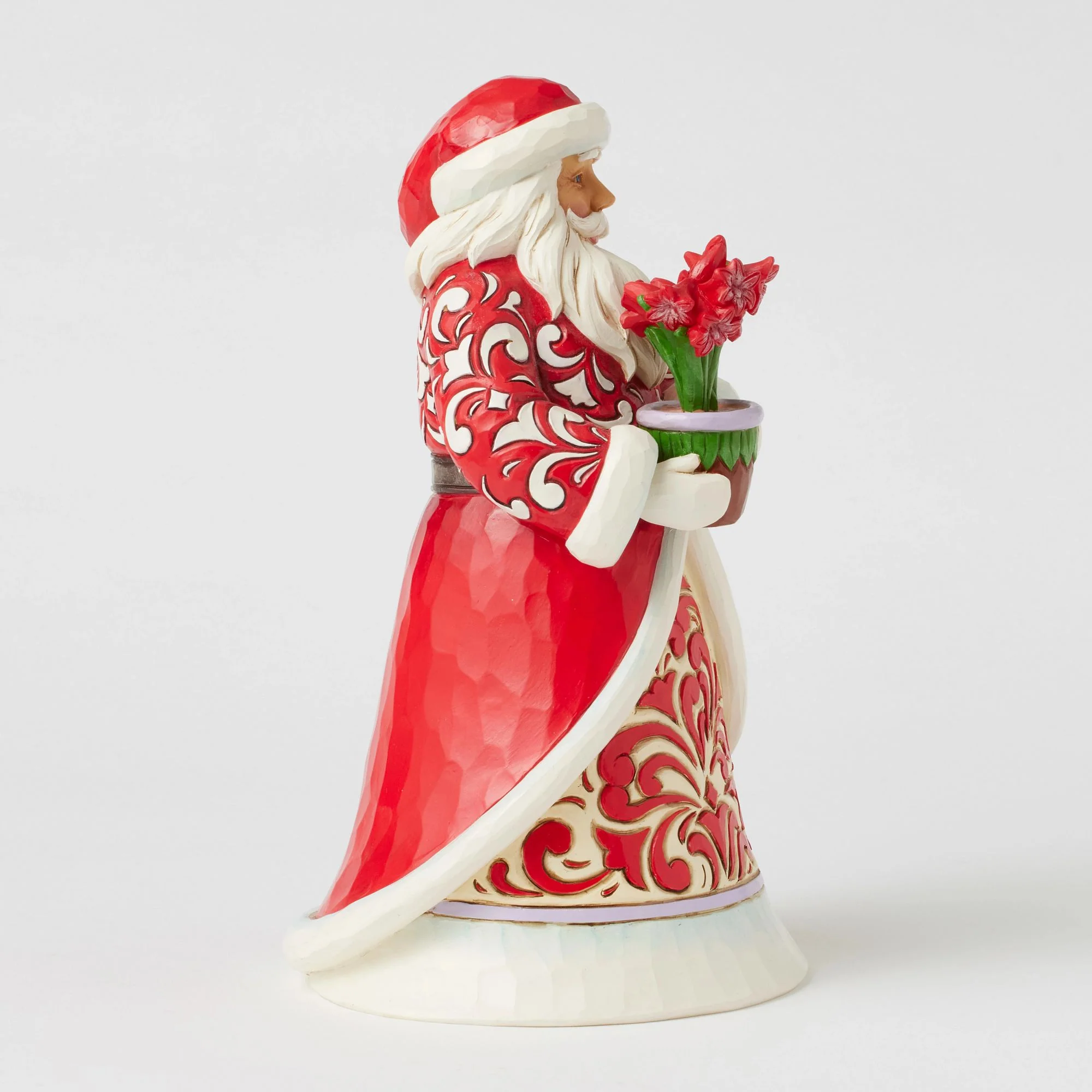 Santa with Blooming Amaryllis - Image 6