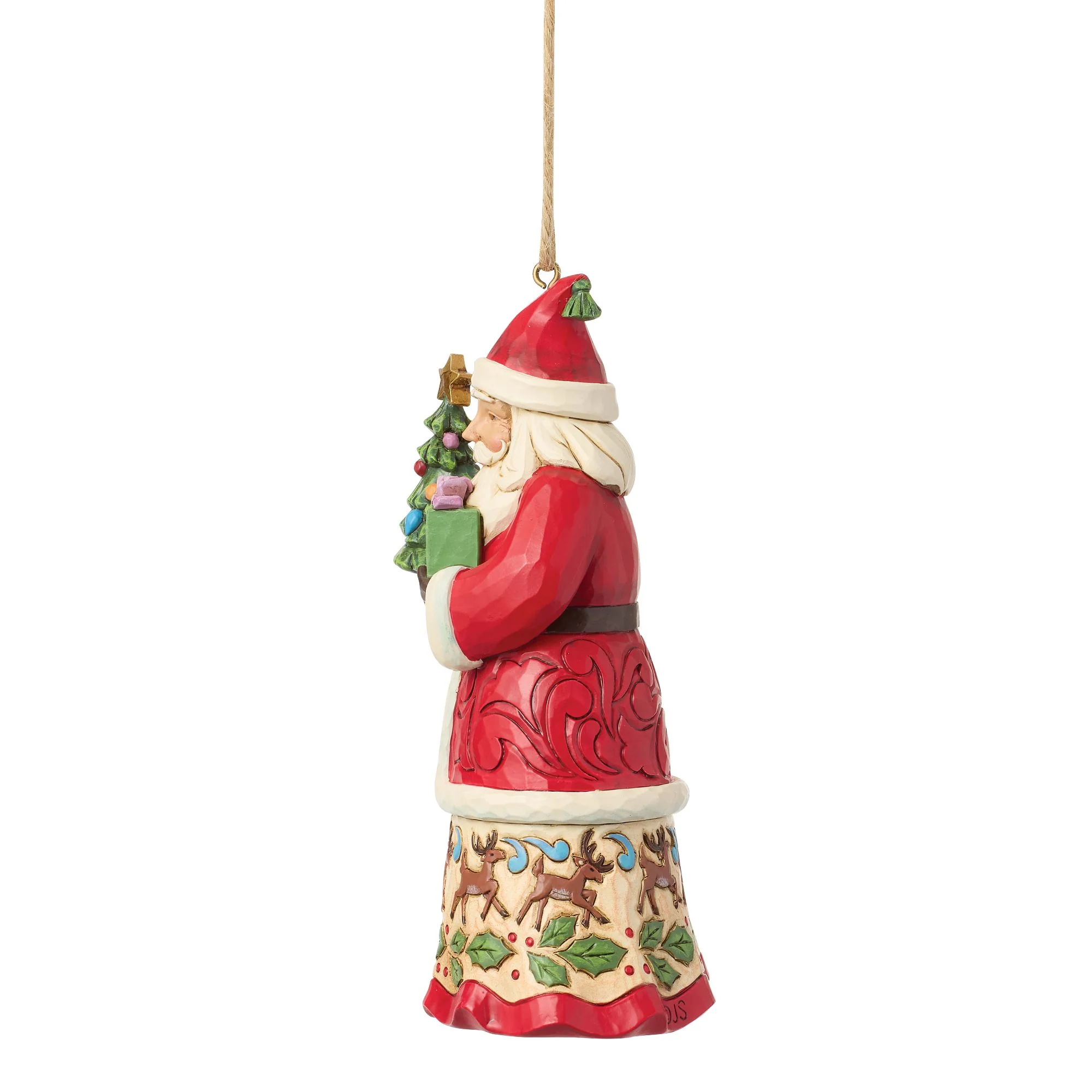 Santa With Gifts Ornament - Image 2