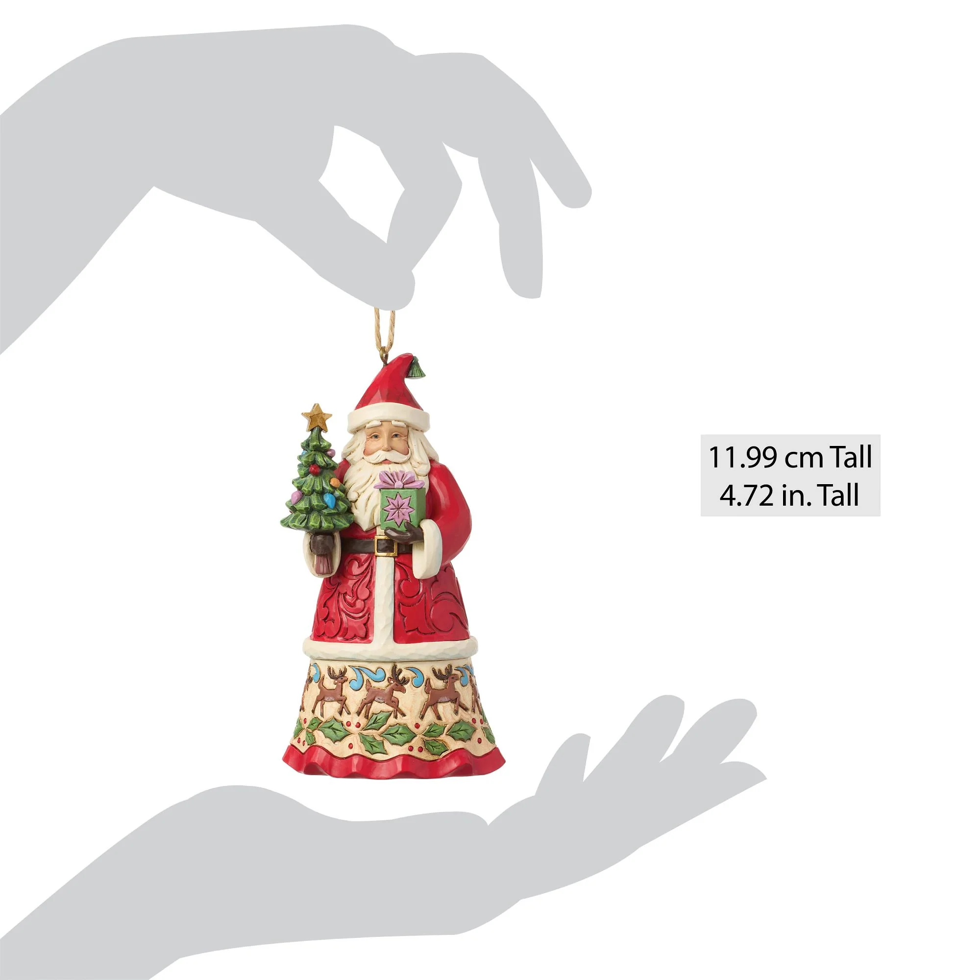 Santa With Gifts Ornament - Image 4
